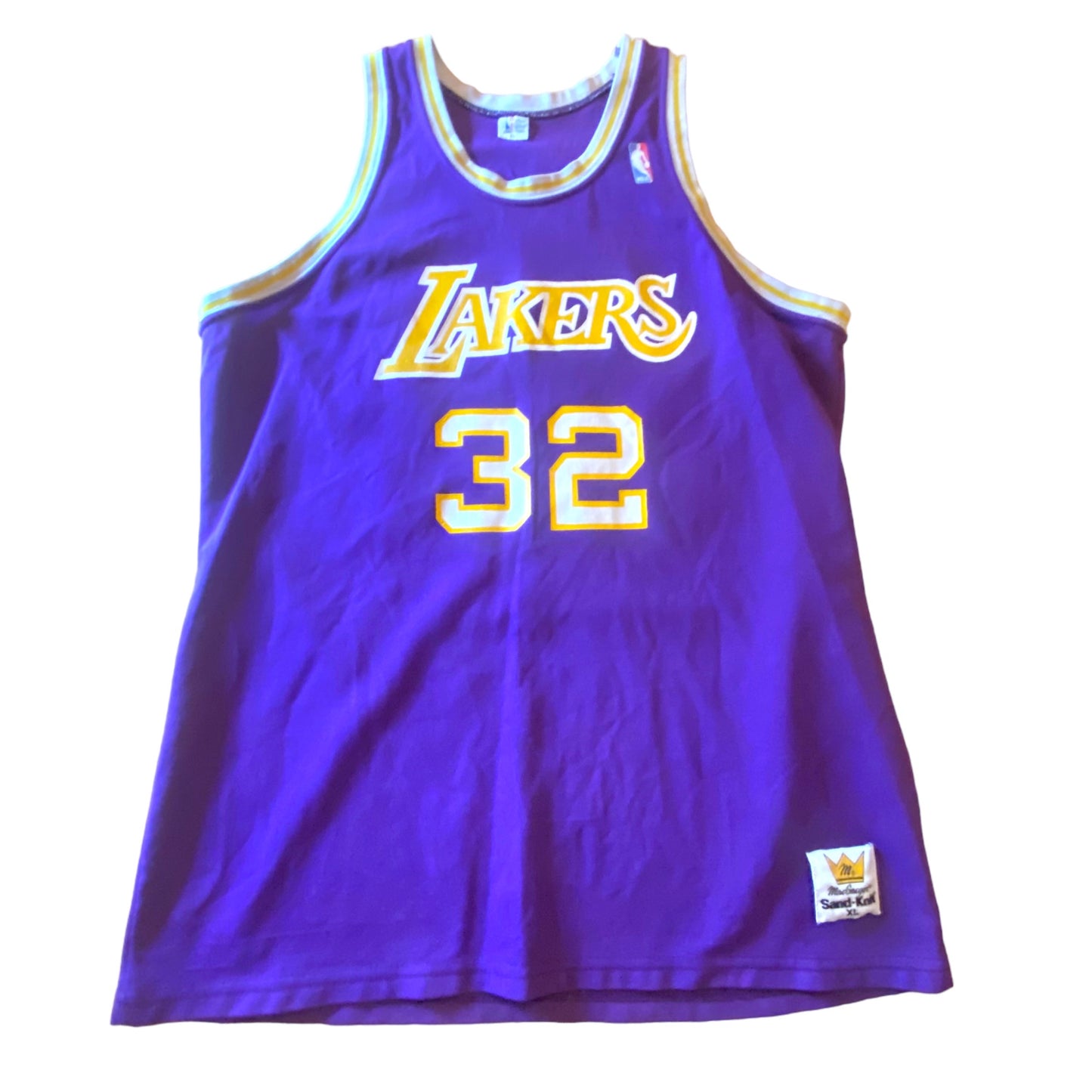 Lakers x Macgregor Sand-knit - Magic Johnson Vintage 80s Purple Jersey