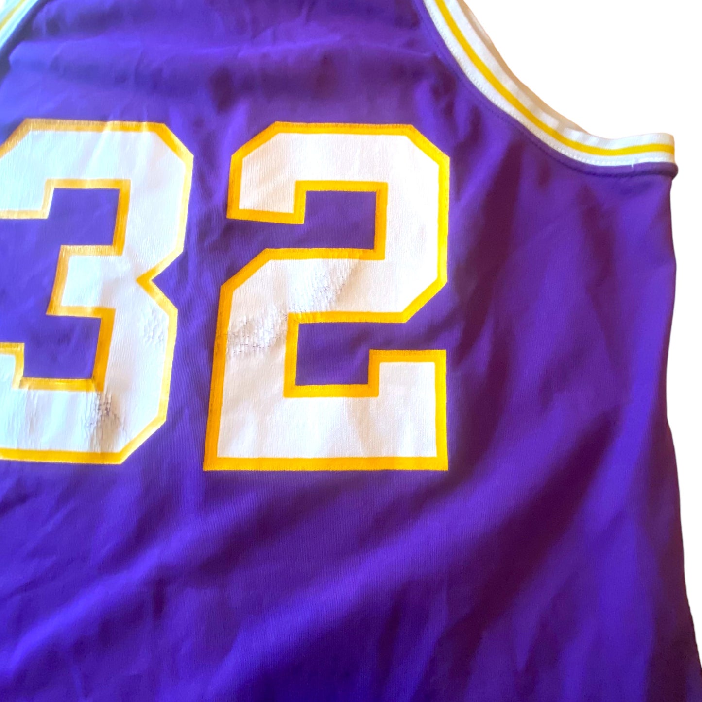 Lakers x Macgregor Sand-knit - Magic Johnson Vintage 80s Purple Jersey