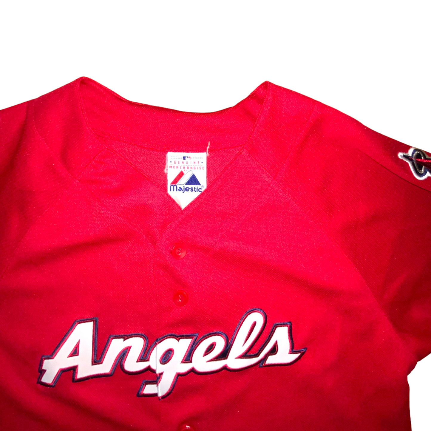 Majestic - Angels Red Youth Vintage Baseball Jersey