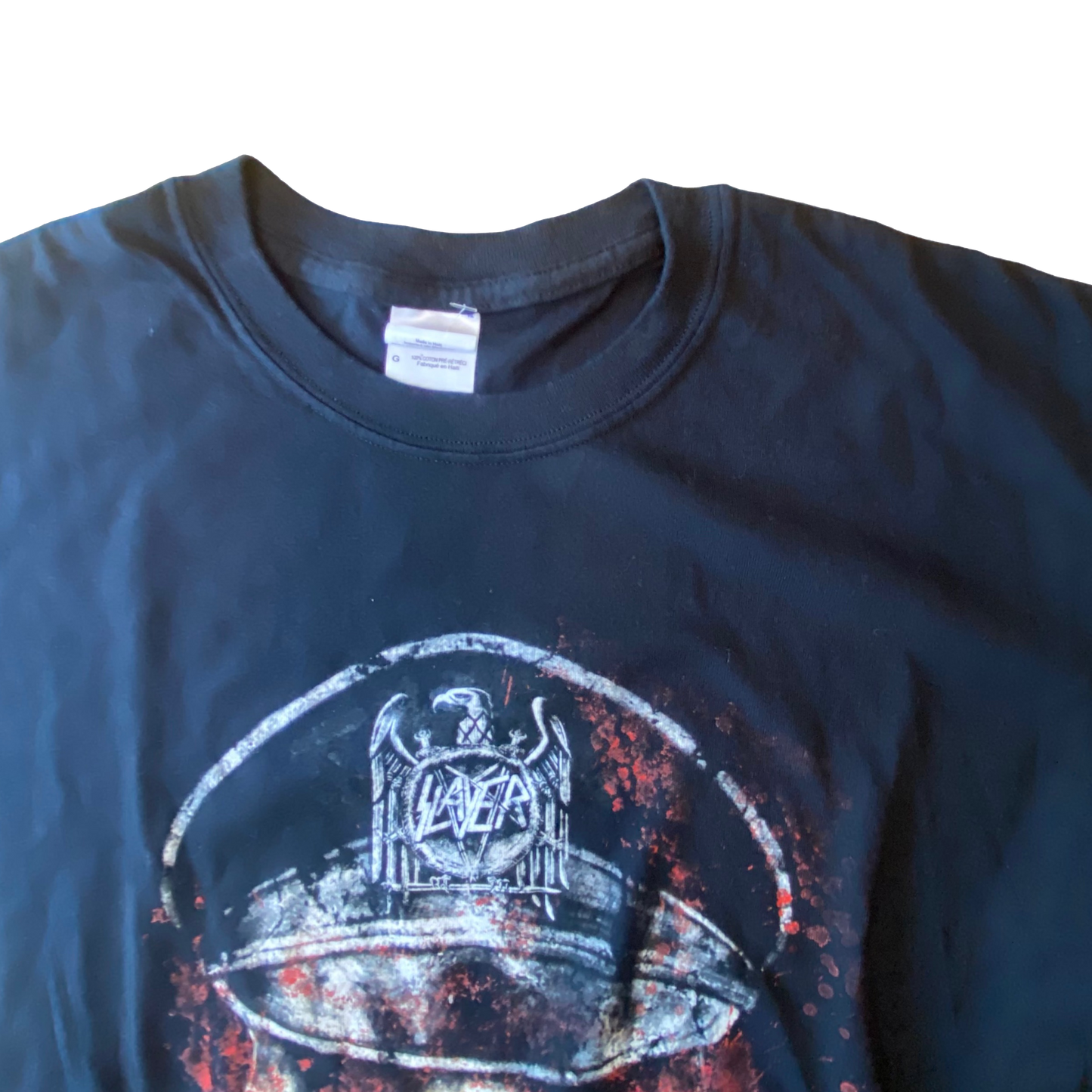 Gildan - Slayer Vintage 2008 European Tour Graphic T-Shirt