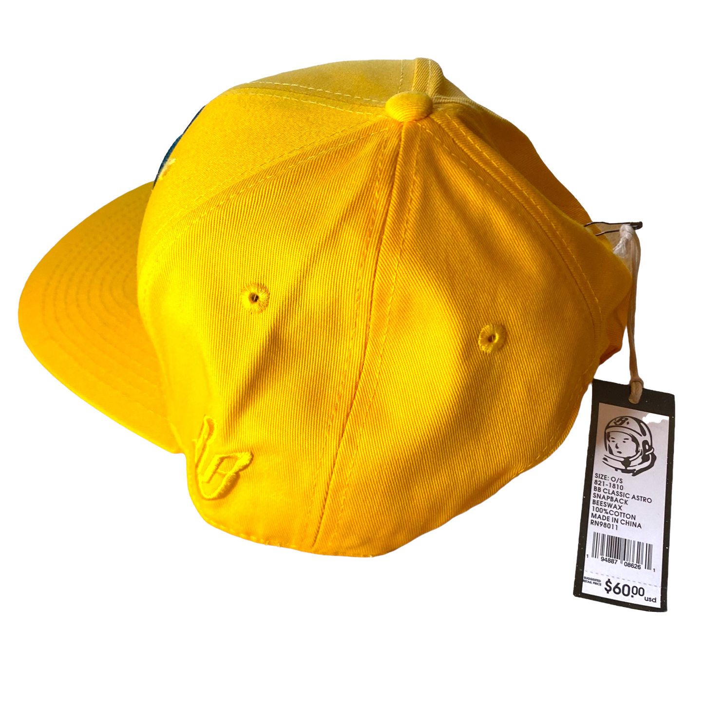 Billionaire Boys Club - Yellow Astronaut Snapback Hat
