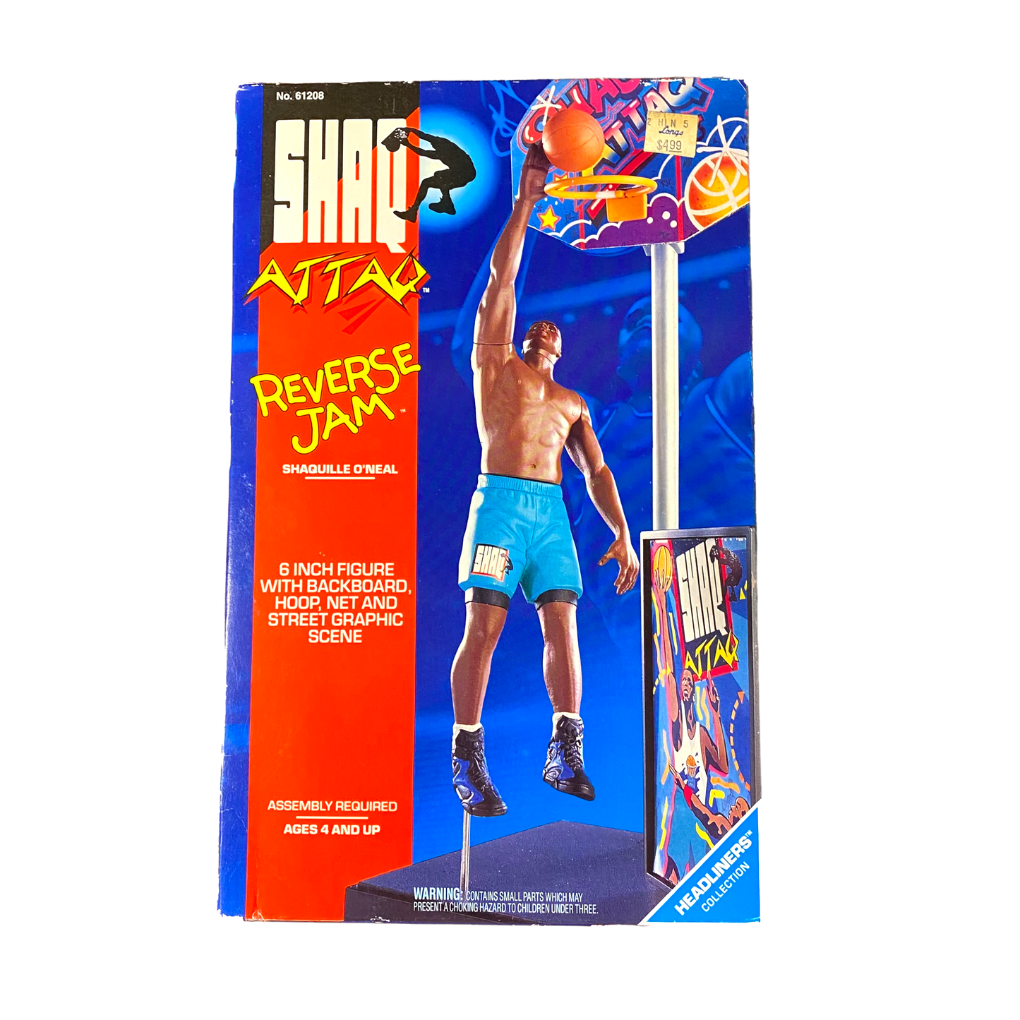 Kenner - Shaq Attaq Reverse Jam Vintage 1993 Action Figure