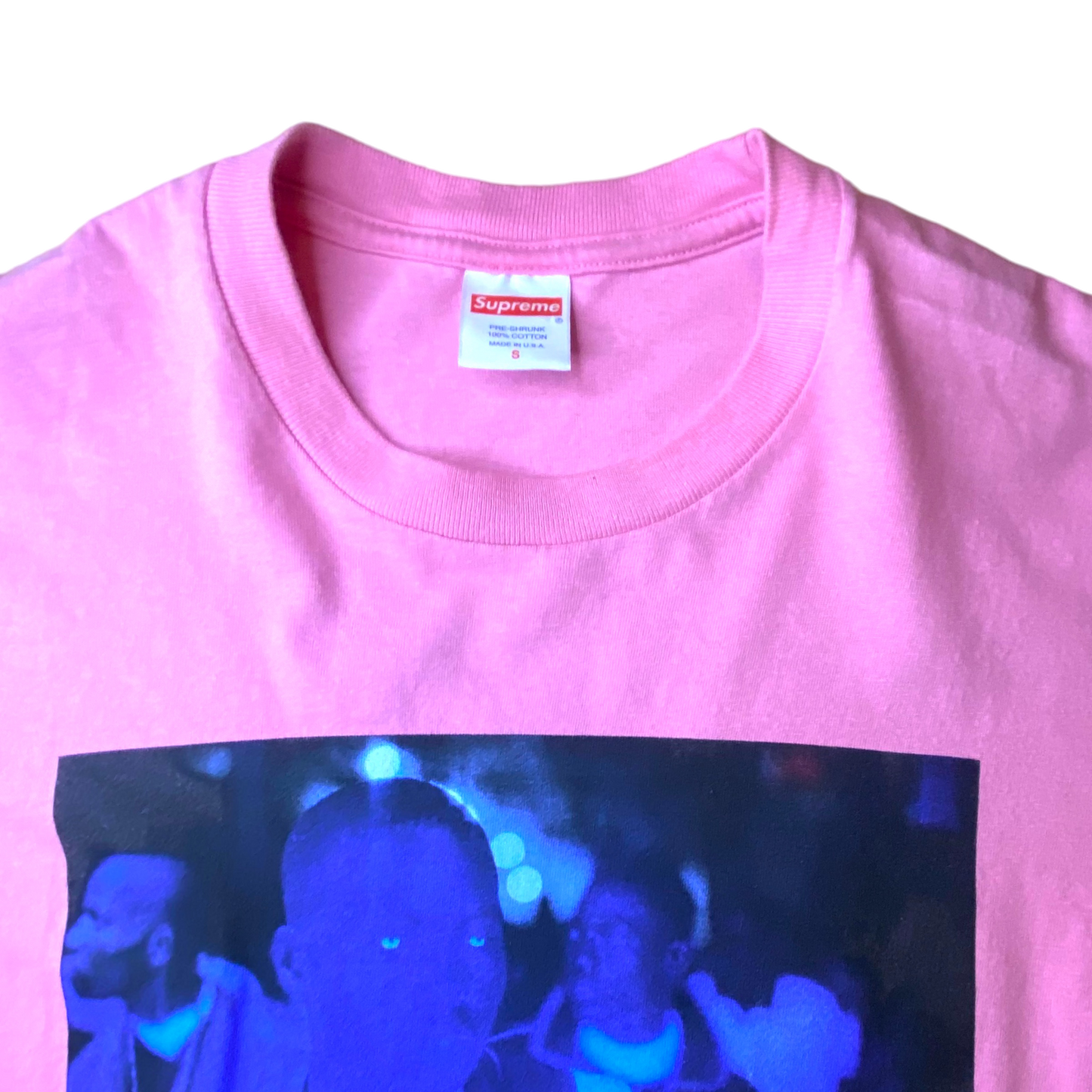 Supreme - 21AW America Eats its Young Pink T-Shirt