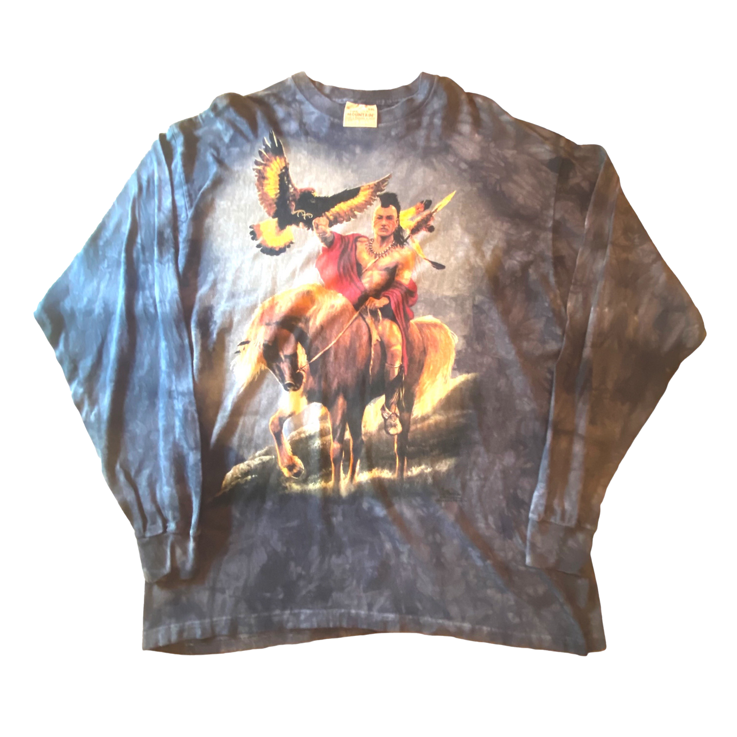 The Mountain - Native American Vintage 2003 Graphic Longsleeve T-Shirt