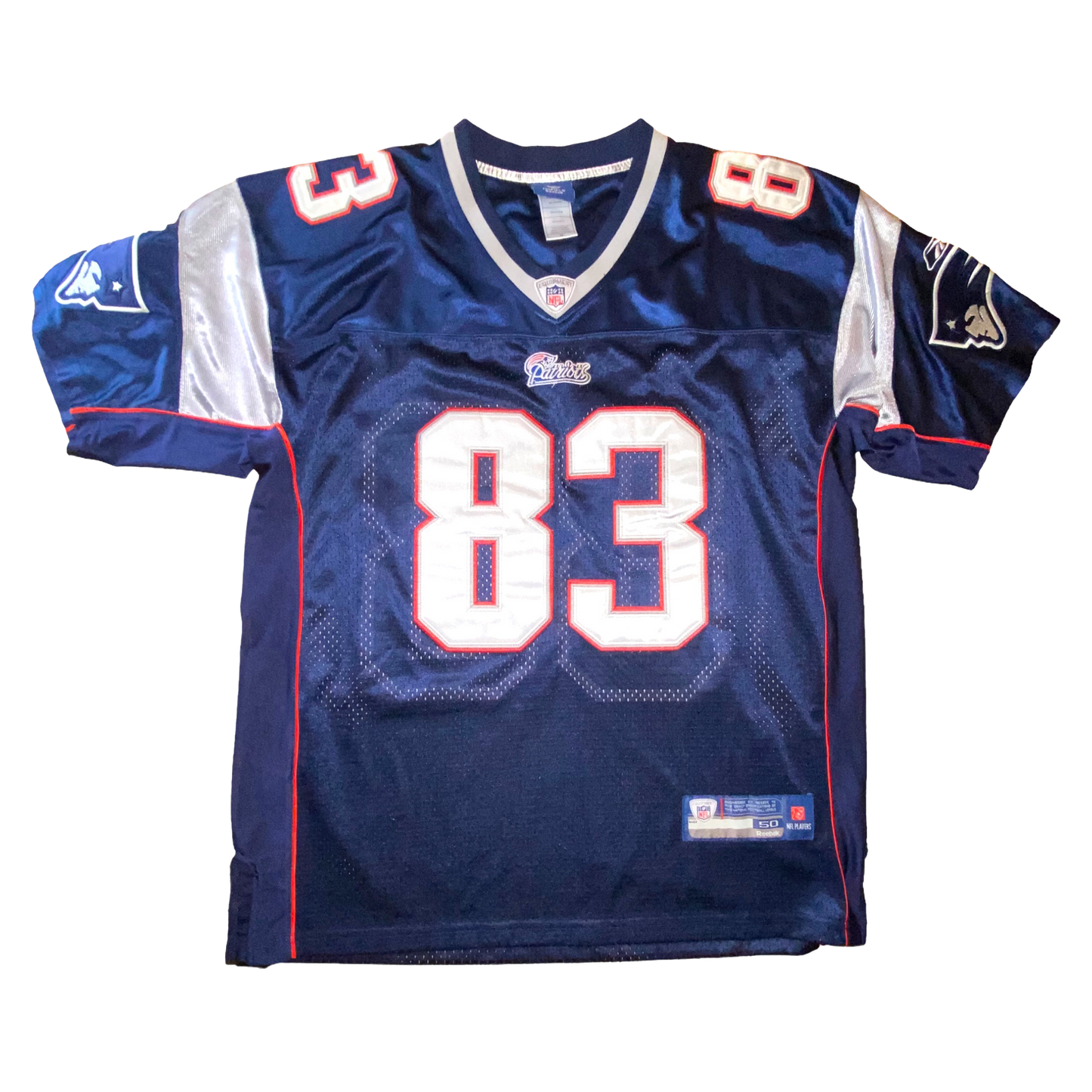 Reebok - Patriots Wes Welker Vintage Y2K Football Jersey