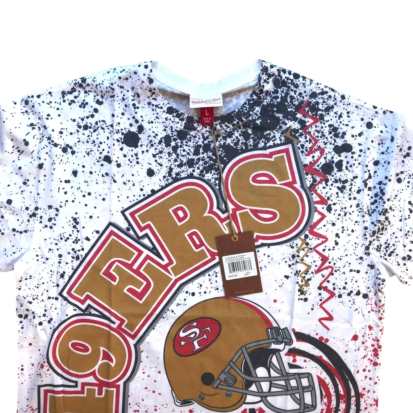 Mitchell & Ness - 49ers AOP Deadstock NWT T-Shirt
