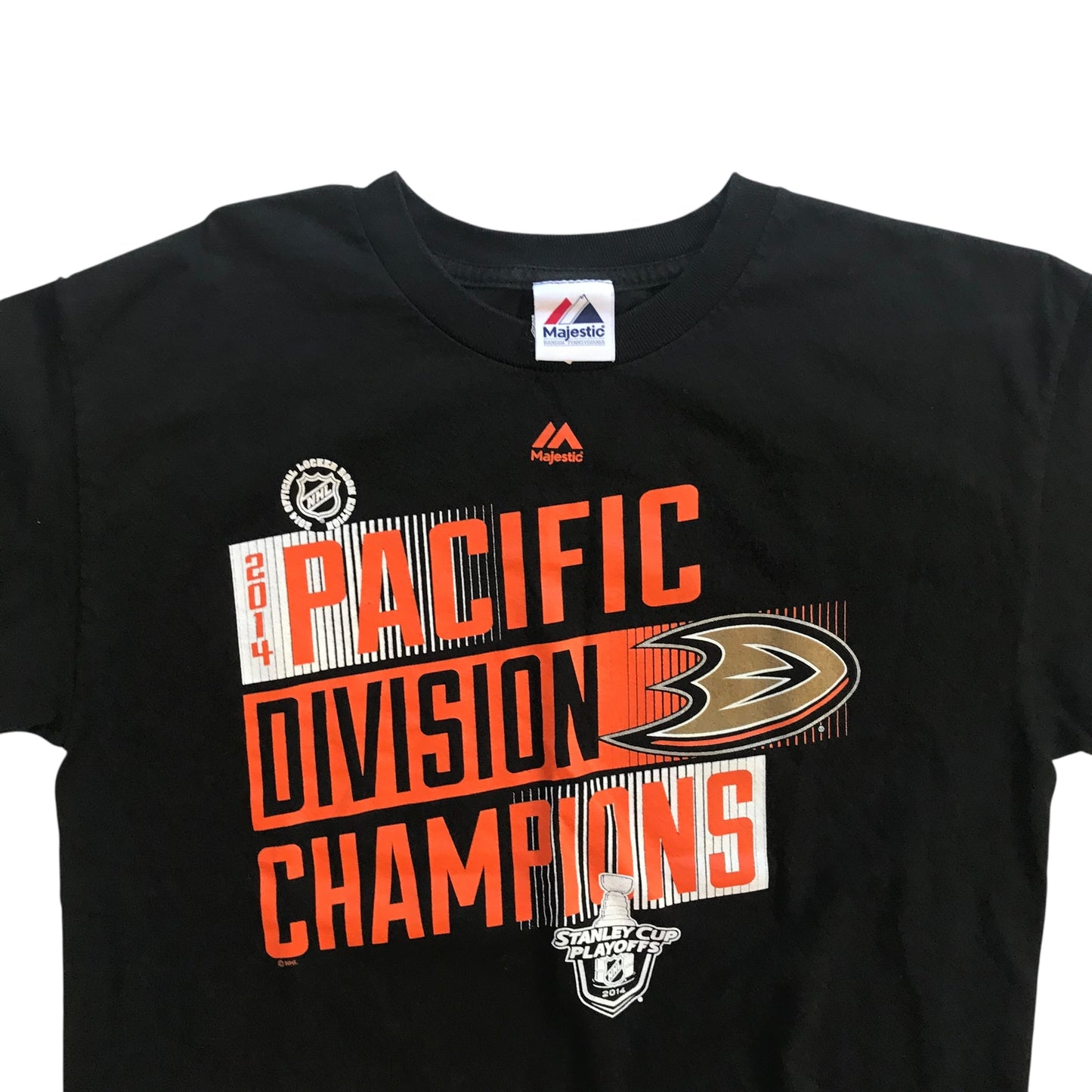 Majestic - Anaheim Ducks Division Champs Black T-Shirt