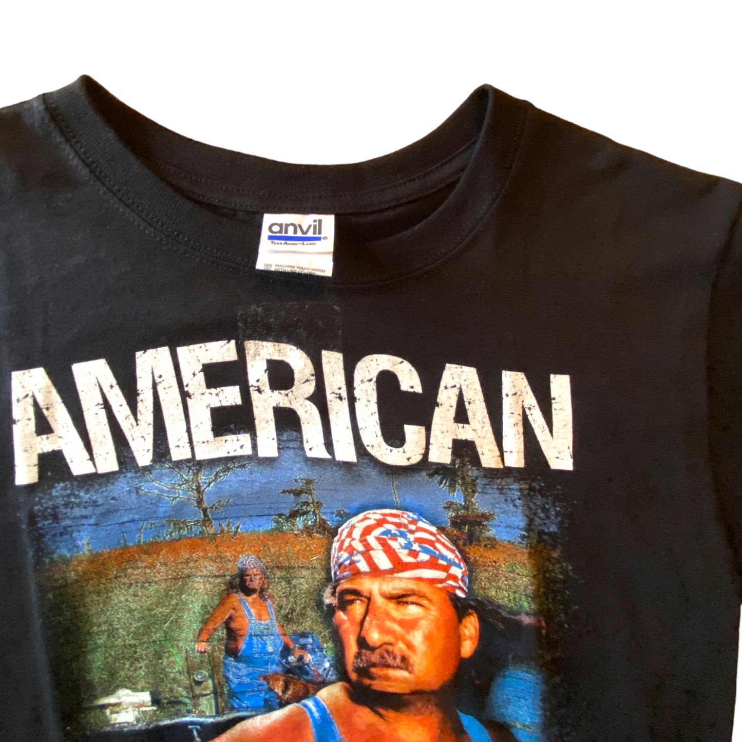 Anvil - American Made Swamp People Black Vintage Y2K T-Shirt