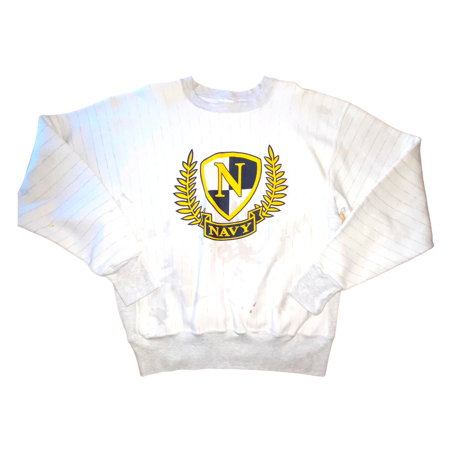 Cotton Exchange - Navy Two Tone Vintage 90s Crewneck Sweatshirt