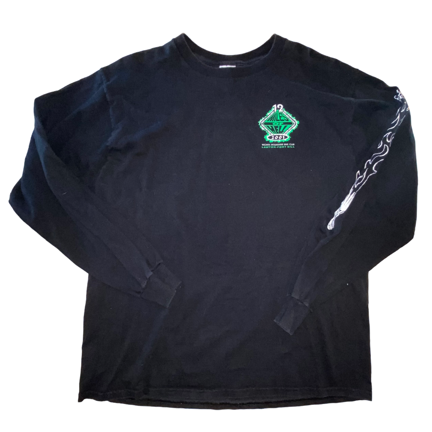 FOTL - 12 Miles of Hell Vintage 2001 Black Longsleeve T-Shirt