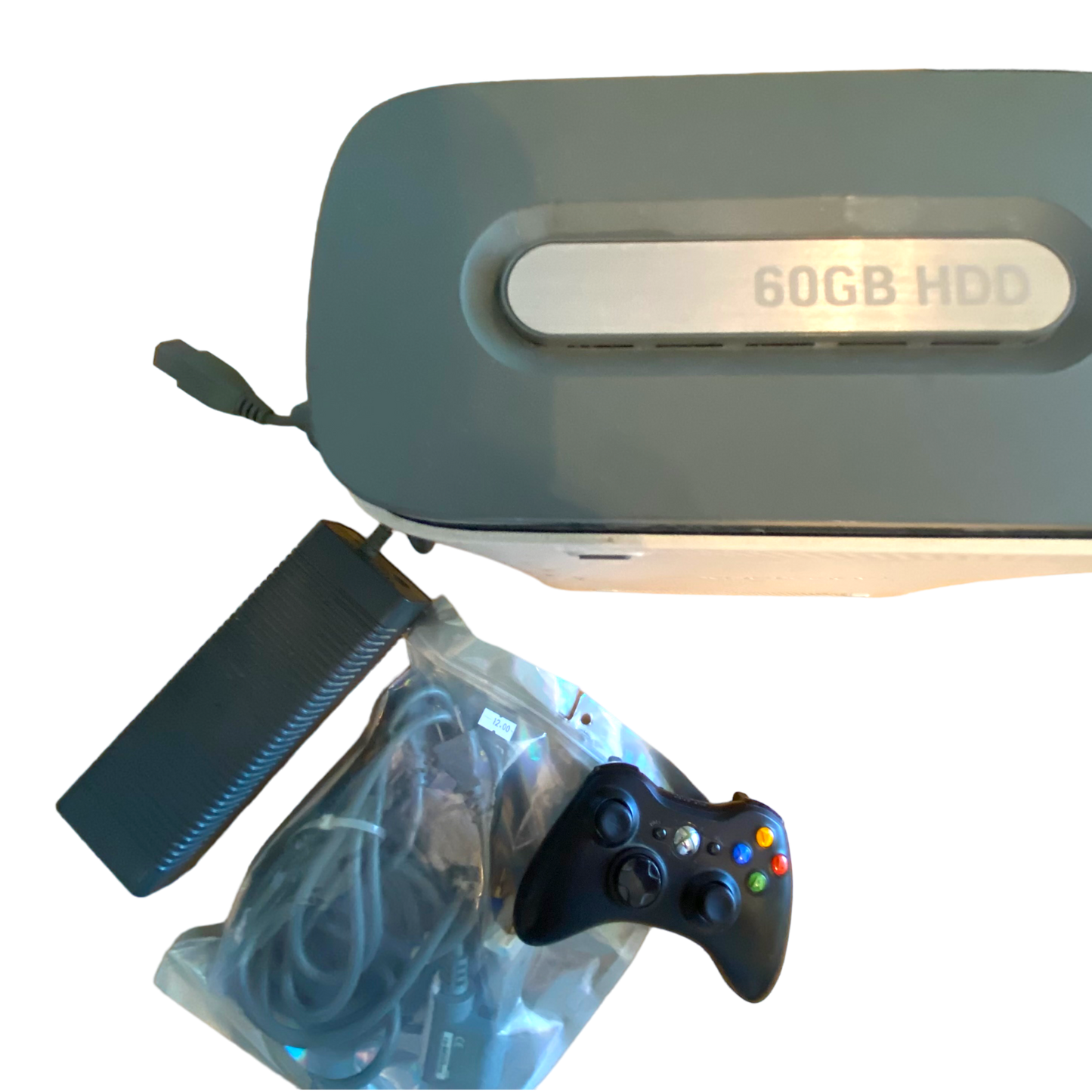 XBOX 360 - Complete With 60gb Hard Drive, Cables, and Controller.
