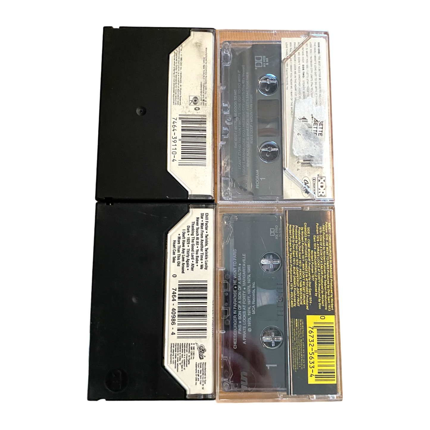 Cassette Tapes - Vintage Lot 4 Pack