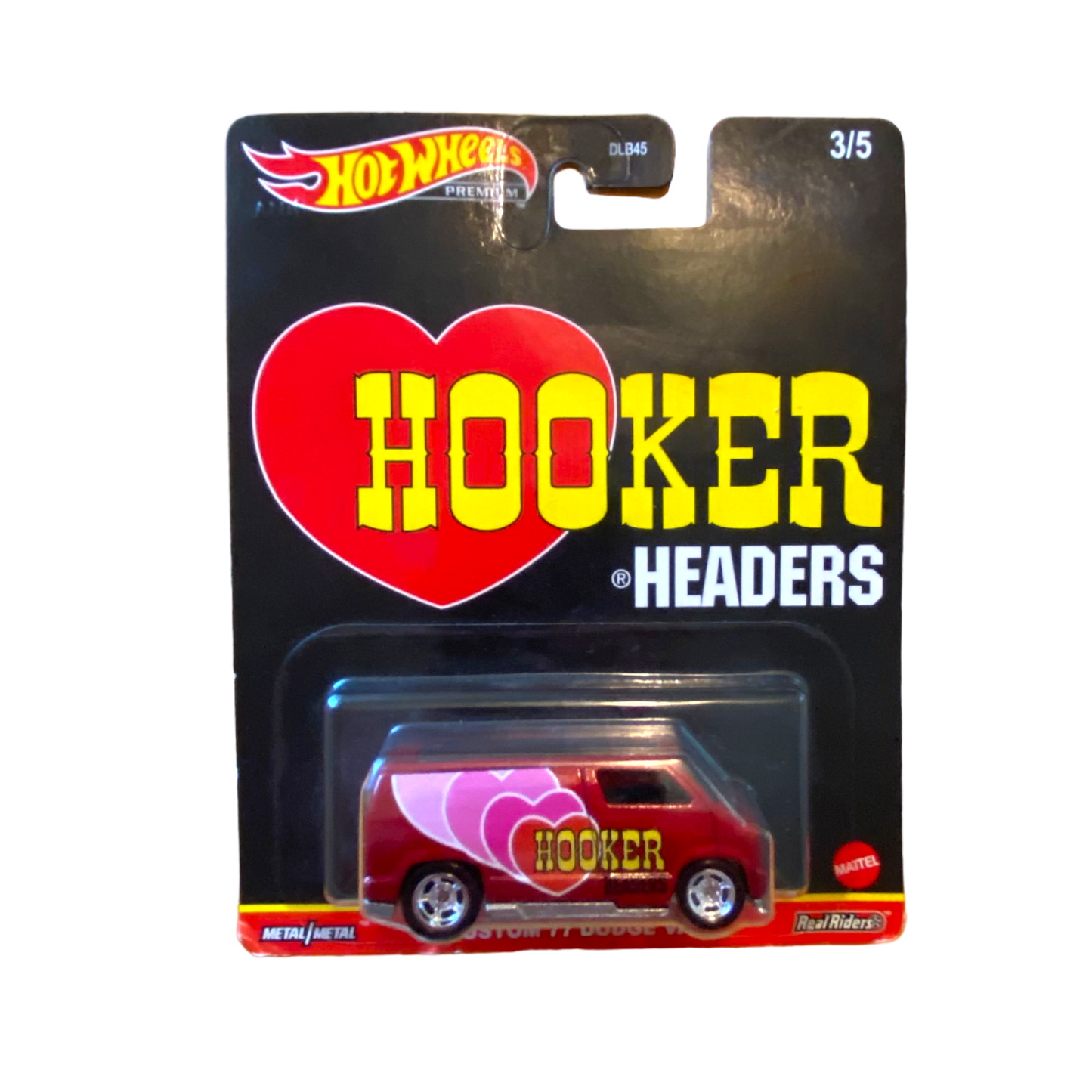 Hot Wheels - Hooker Headers Custom 77 Dodge Van Die Cast Sealed