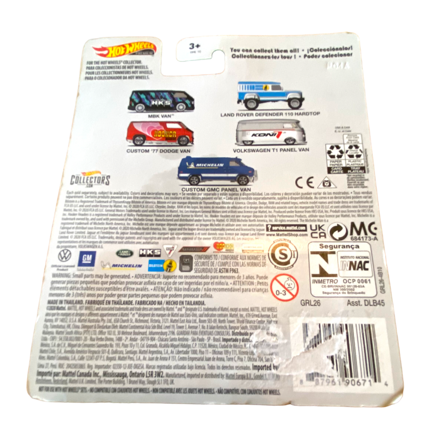 Hot Wheels - Hooker Headers Custom 77 Dodge Van Die Cast Sealed