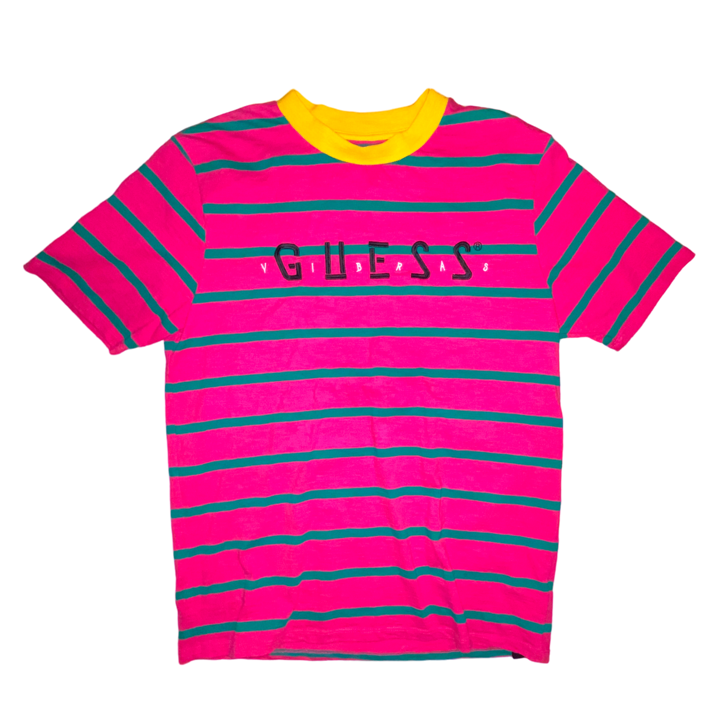 Guess Los Angeles x J. Balvin - Striped Pink T-Shirt
