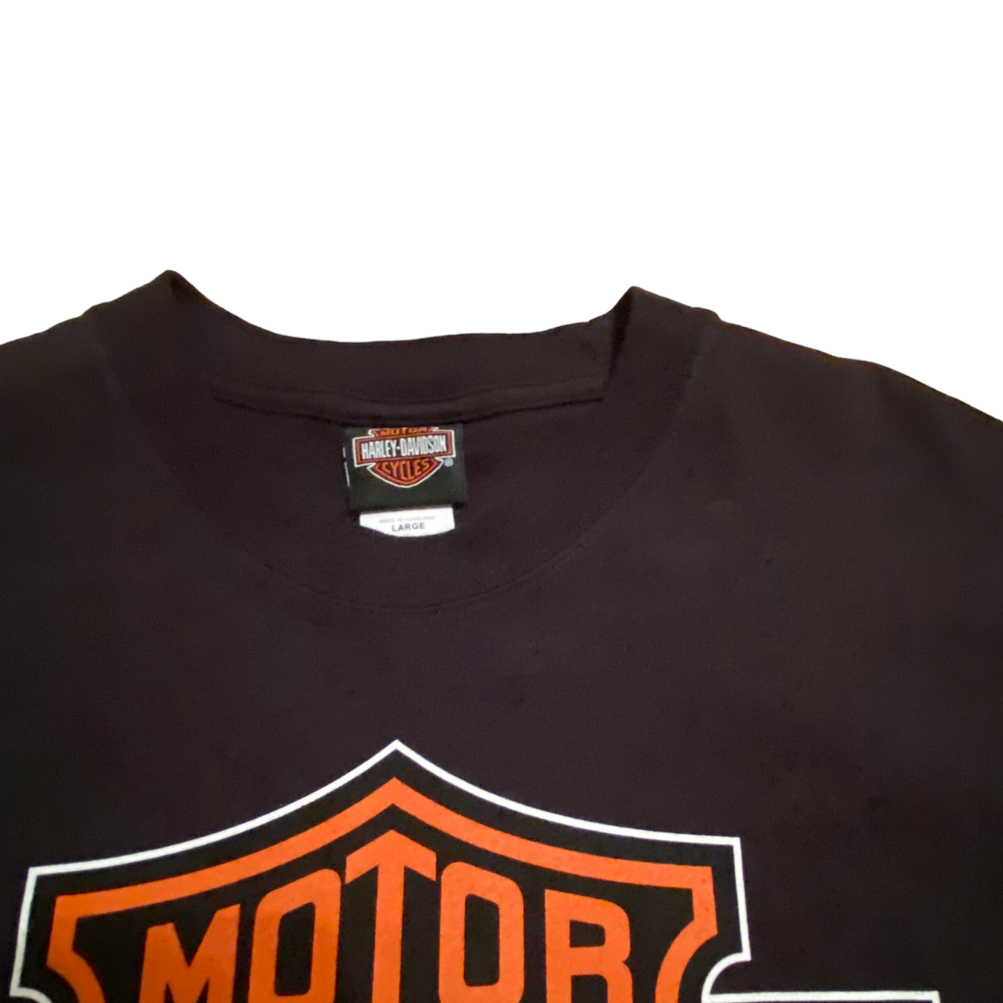 Harley Davidson - Charleston, SC Vintage 2006 Black Graphic T-Shirt