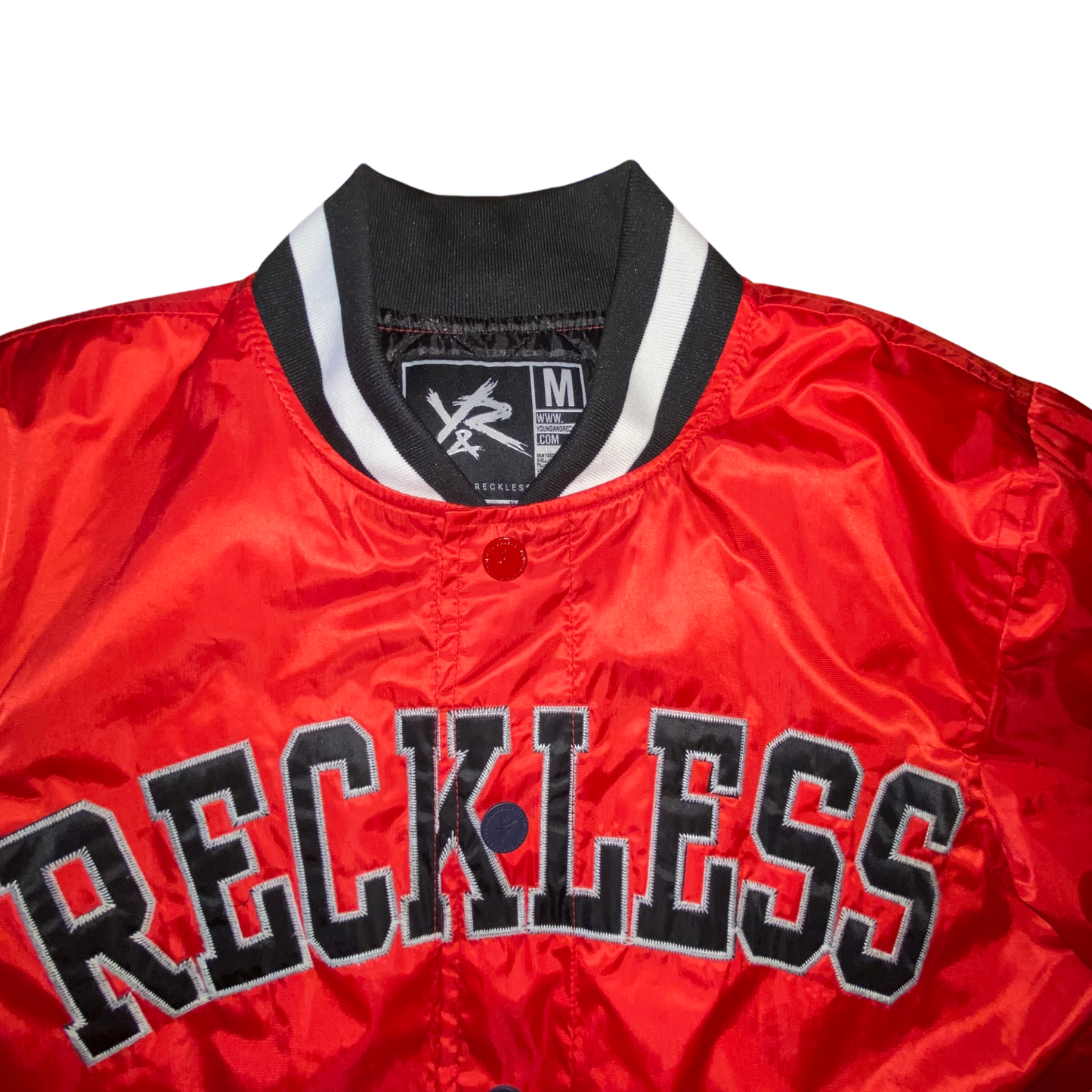 Young & Reckless - Red Bomber Varsity Jacket