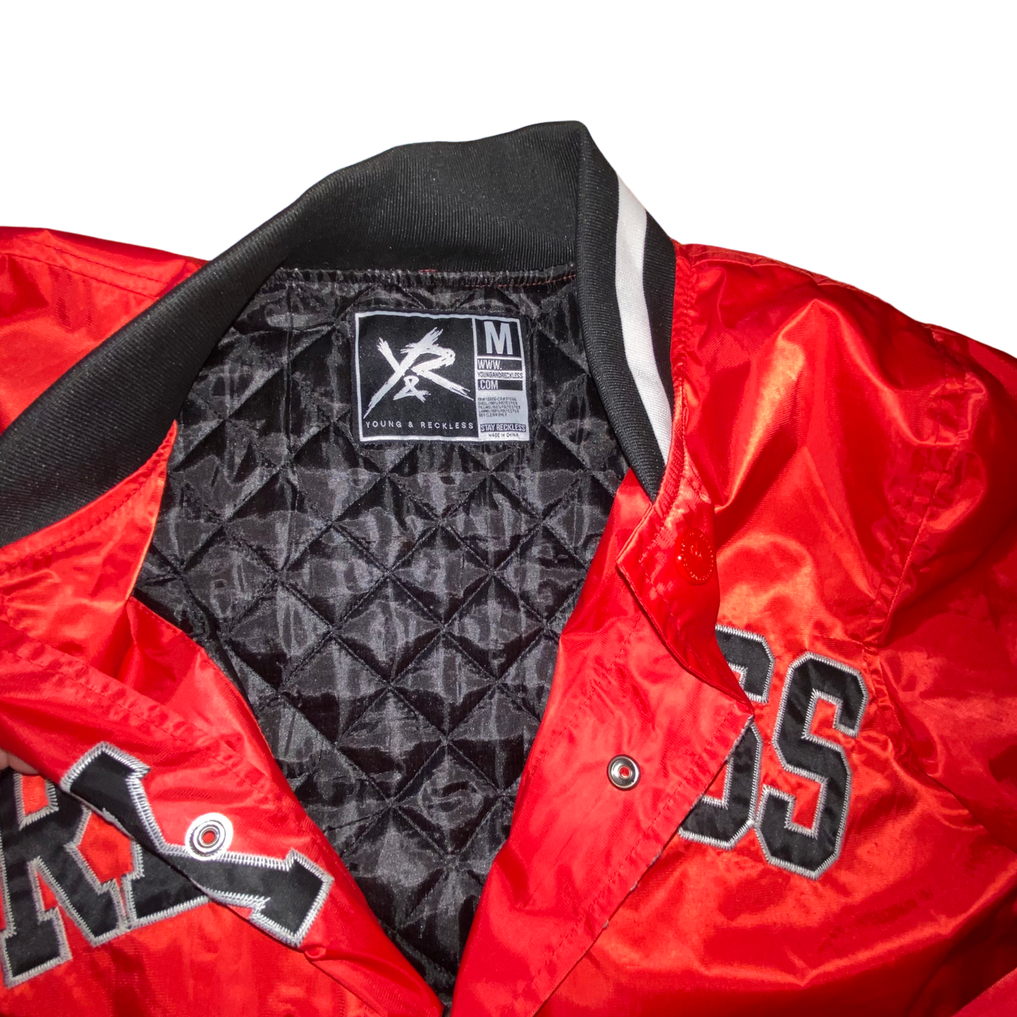 Young & Reckless - Red Bomber Varsity Jacket