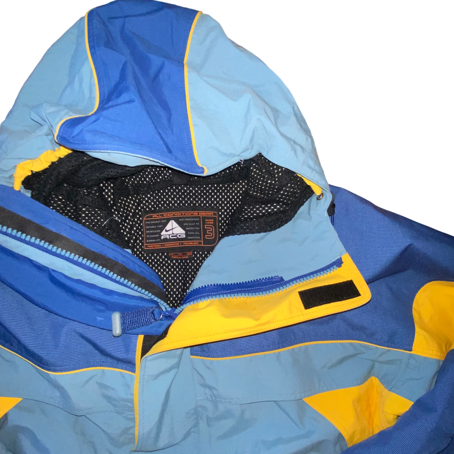 Nike - ACG Vintage Y2K Neon Blue & Yellow Snowboard Jacket