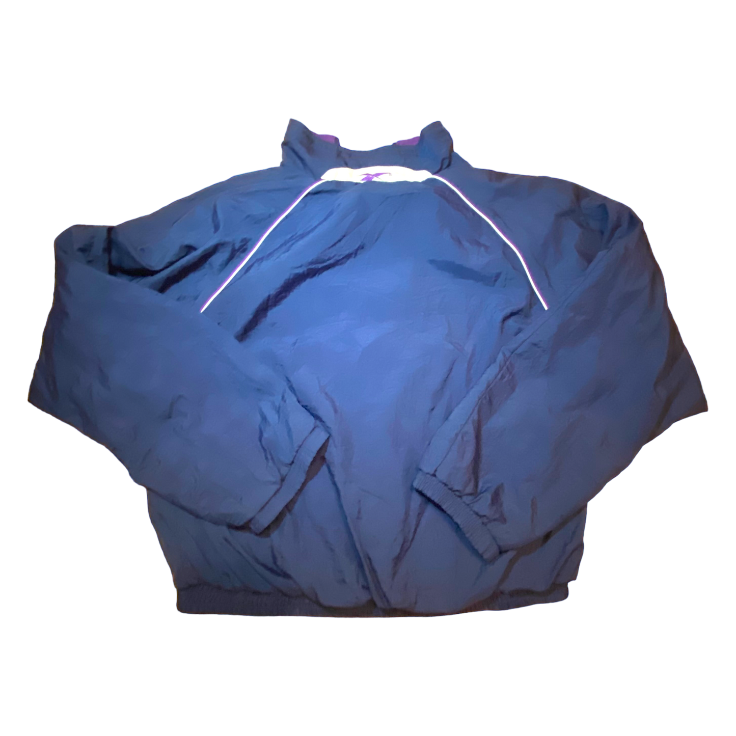 Reebok - Navy Vintage 90s Windbreaker Jacket
