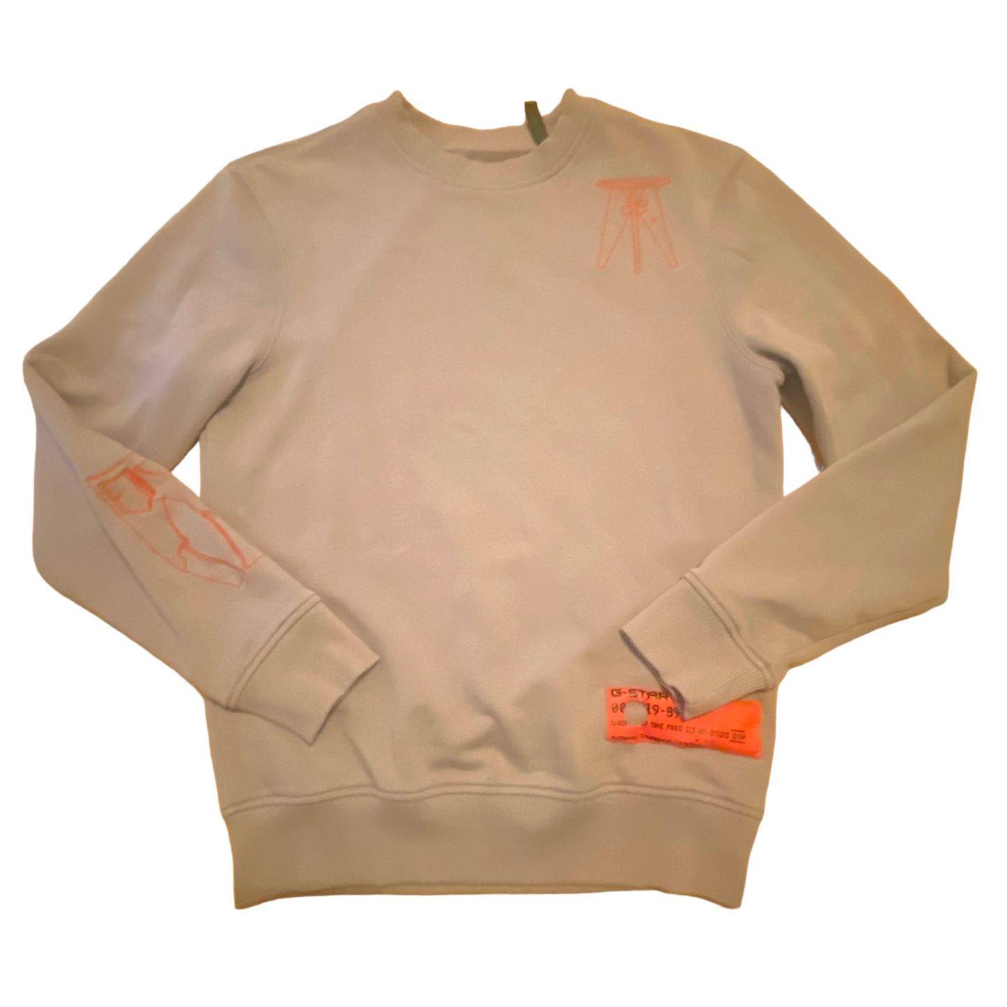 G-Star Raw - Designer Tan Crewneck Sweatshirt