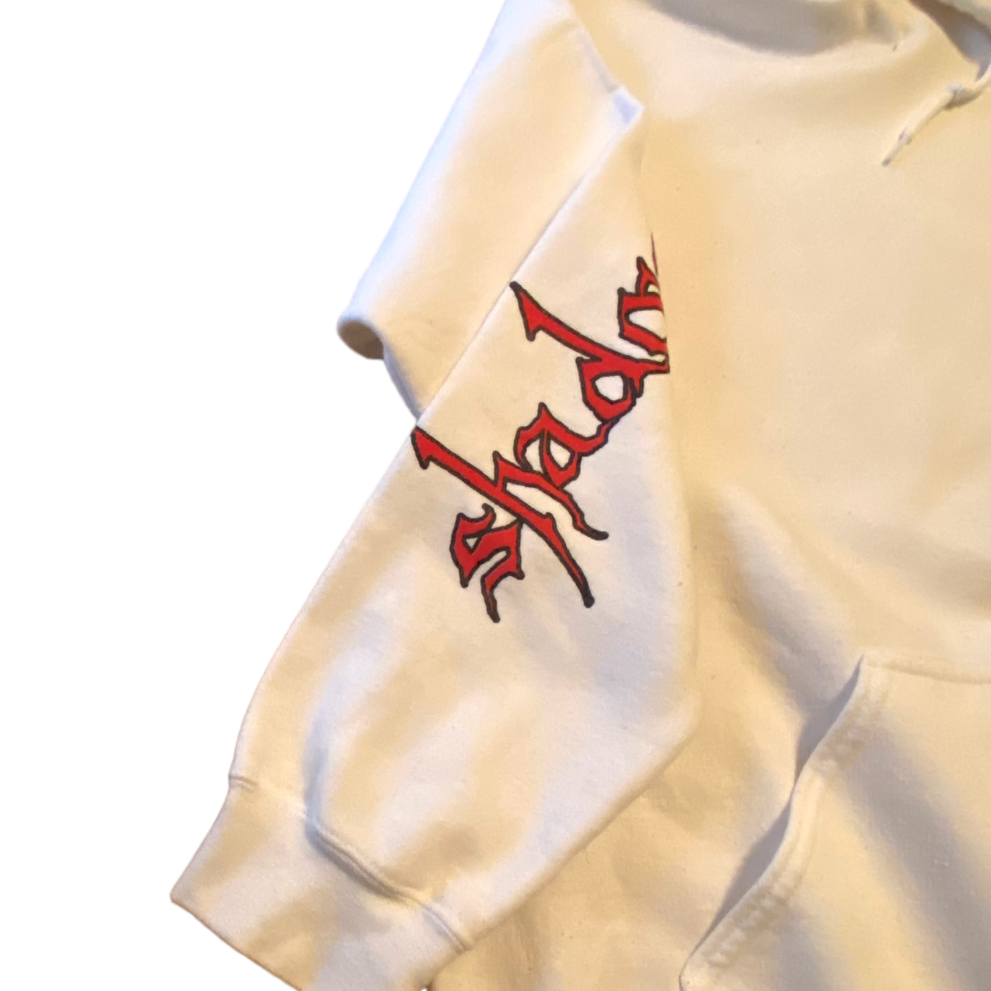 Shadow Hill - White Graphic Hoodie Sweatshirt