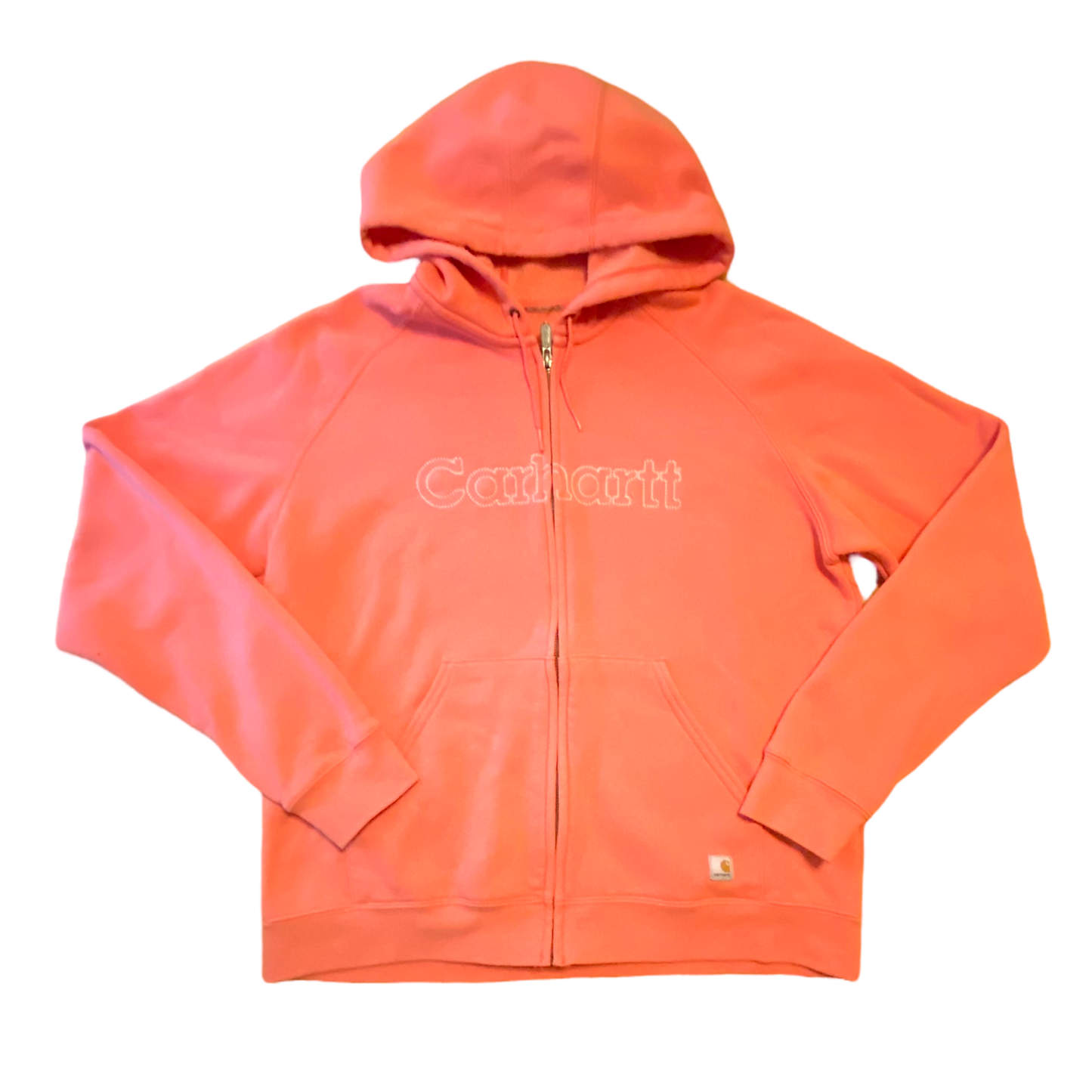Carhartt - Pink Full Zip Hoodie Sweatshirt