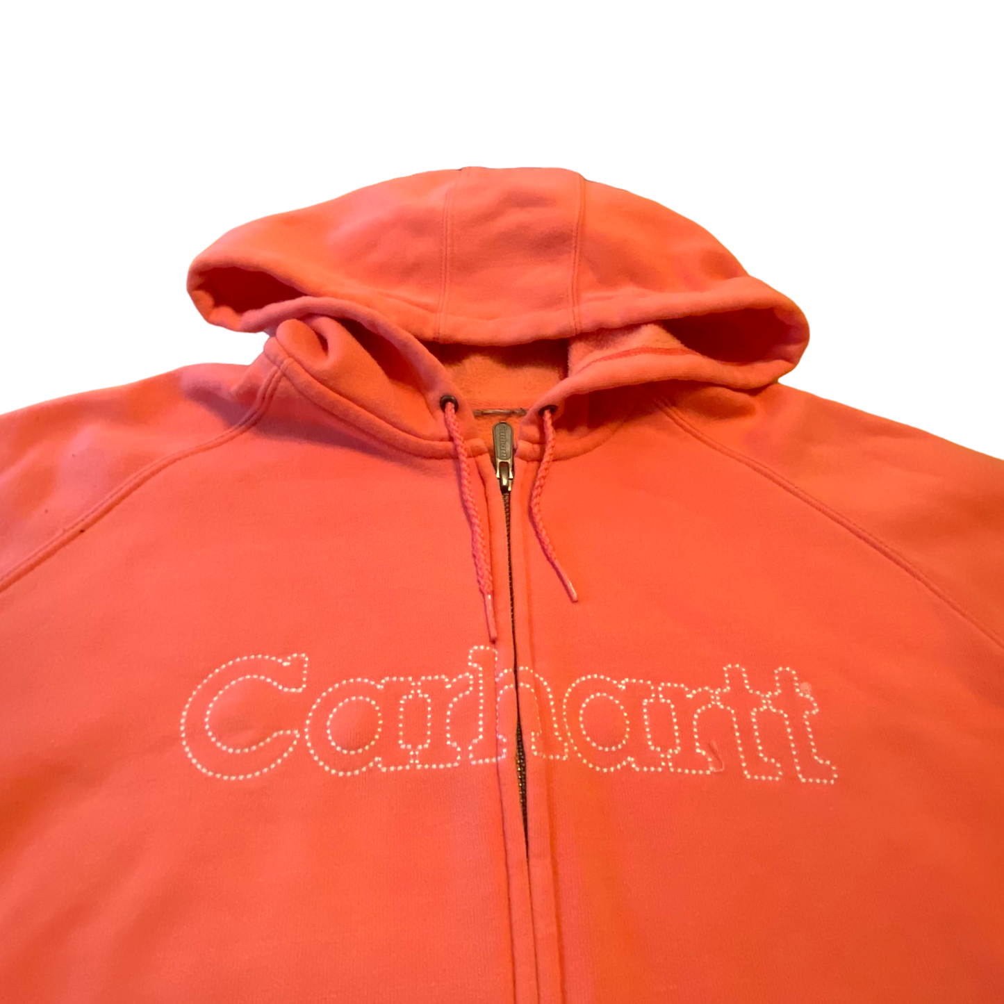 Carhartt - Pink Full Zip Hoodie Sweatshirt