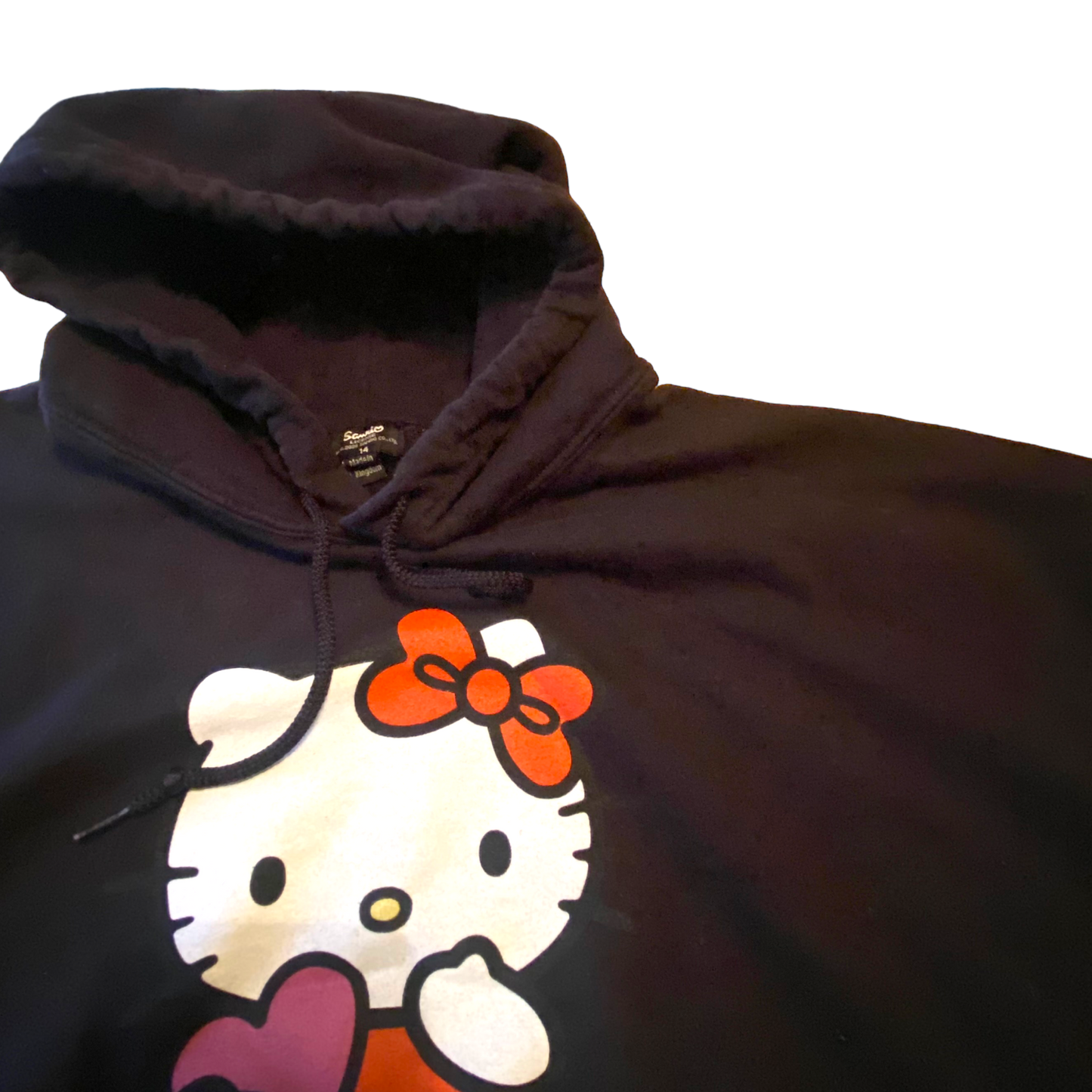 Sanrio - Hello Kitty Black Graphic Hoodie Sweatshirt