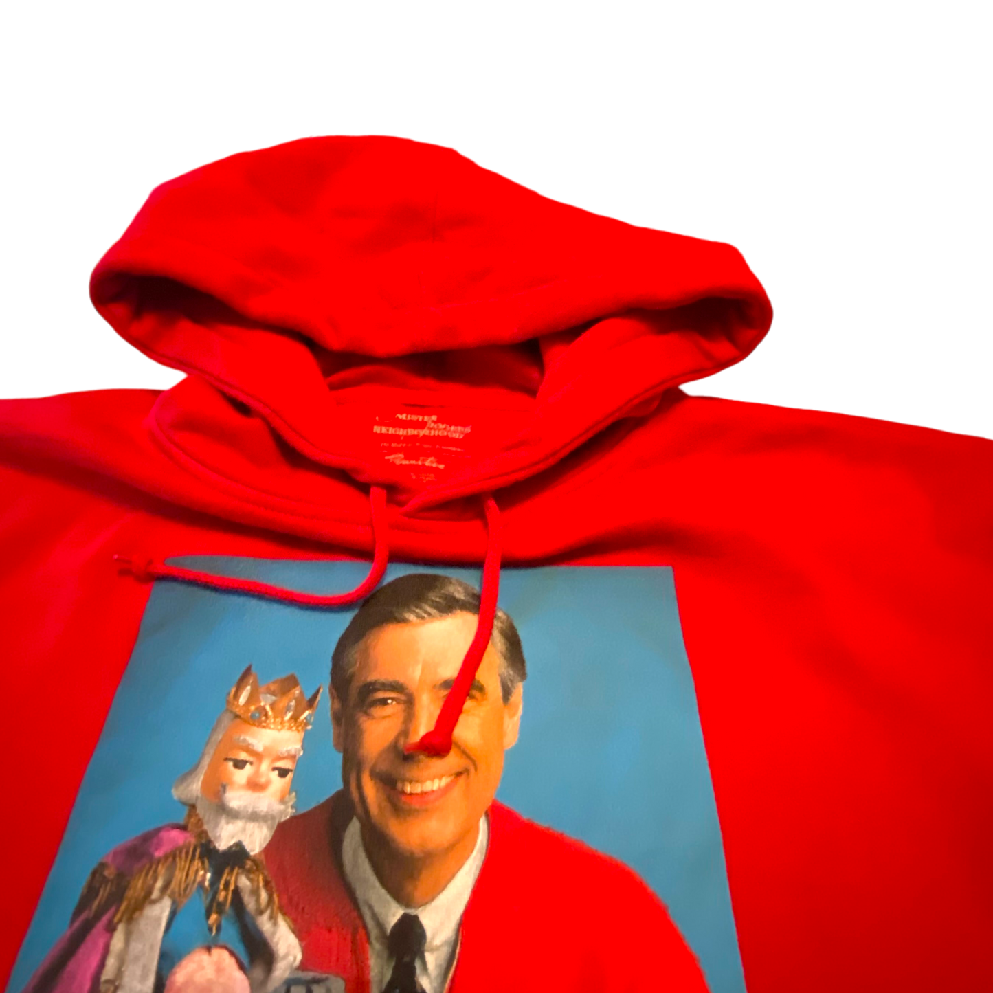 Primitive - Mister Rodgers Graphic Red Hoodie Sweatshirt