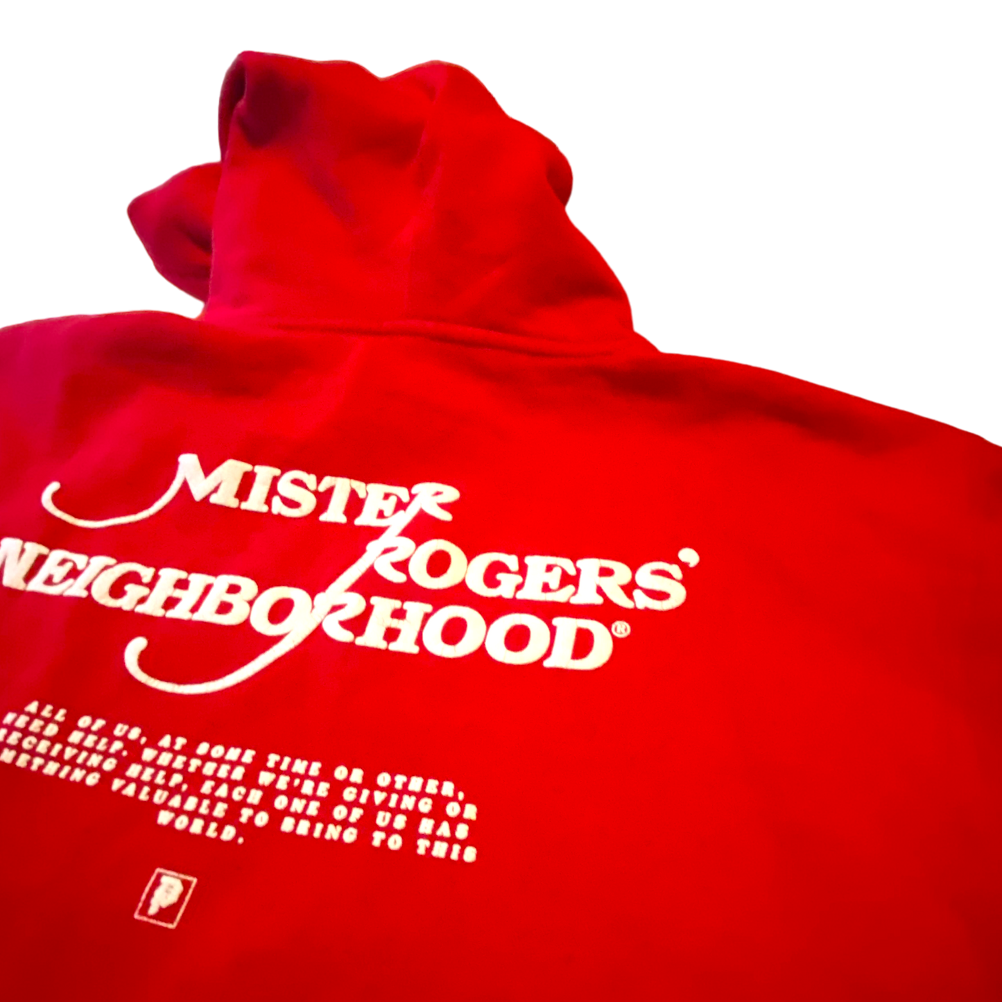 Primitive - Mister Rodgers Graphic Red Hoodie Sweatshirt