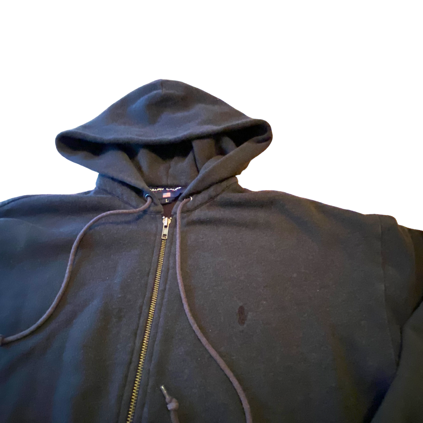 Polo Ralph Lauren - Charcoal Grey Full Zip Hoodie Sweatshirt