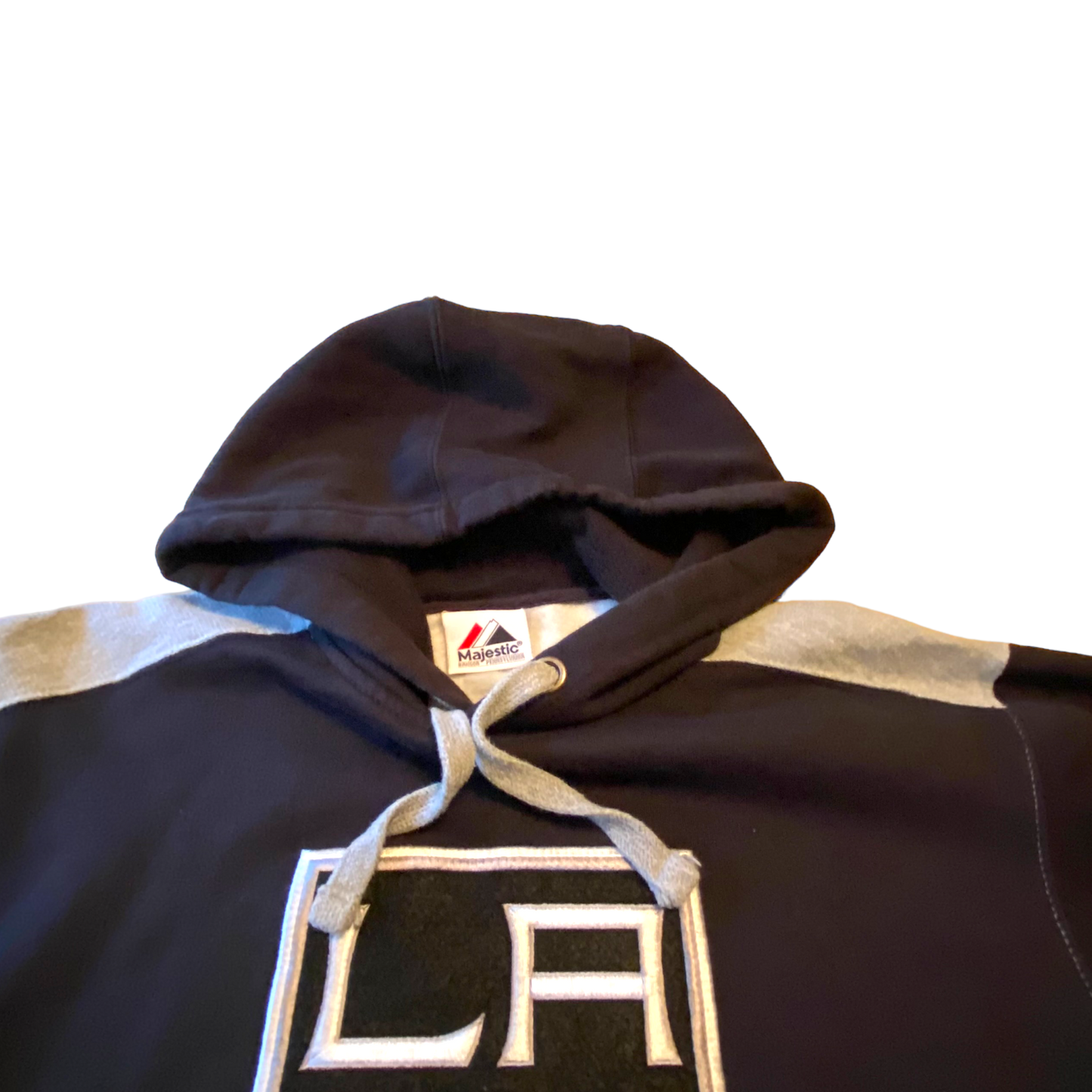 Majestic - Los Angeles Kings Vintage Y2K Grey/Black Hoodie Sweatshirt