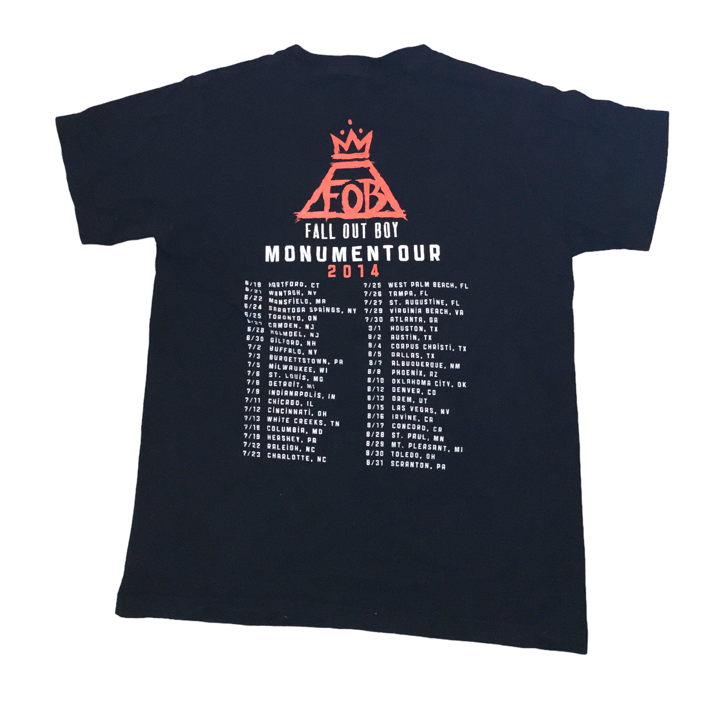 Tultex - Fall Out Boy 2014 Monument Tour T-Shirt