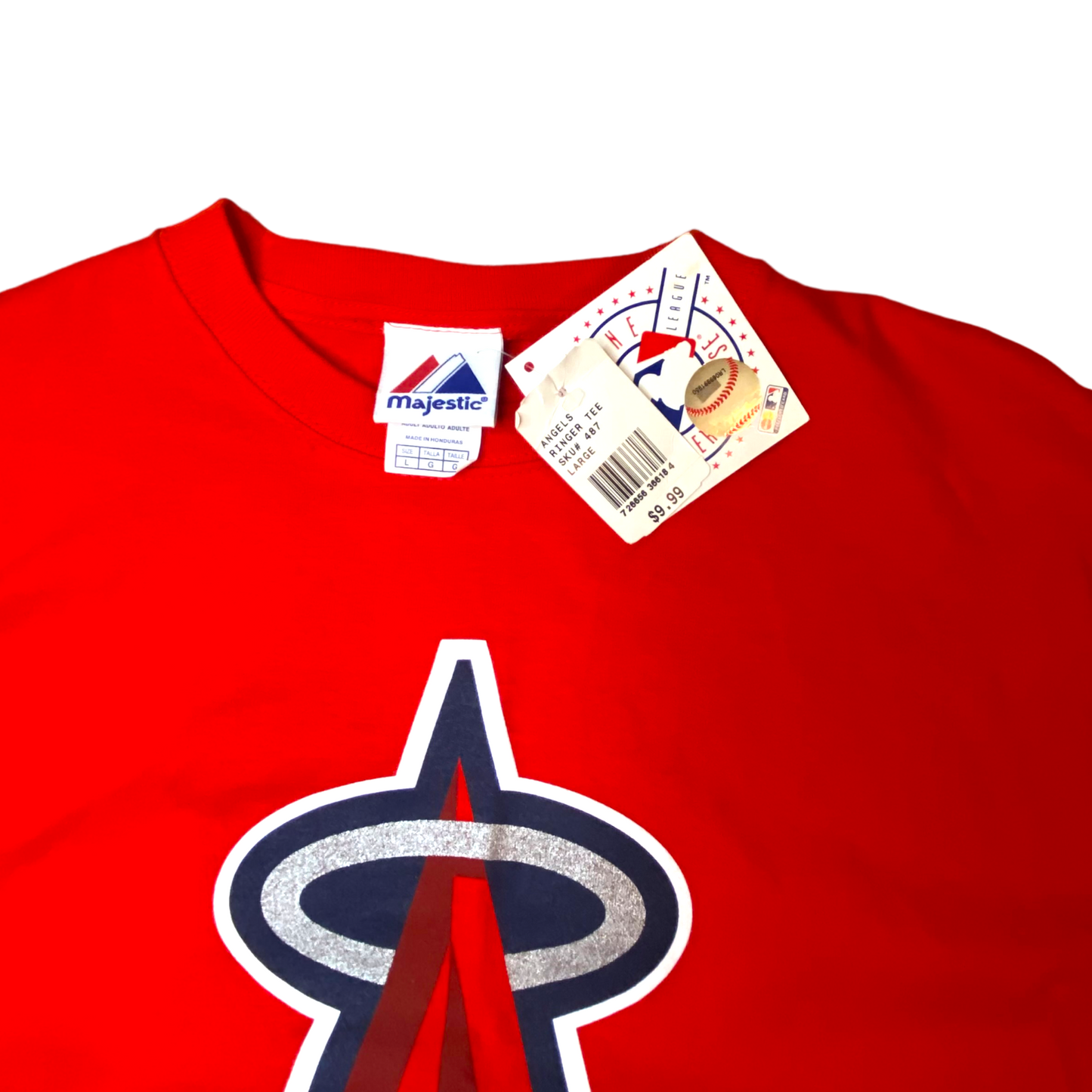 Majestic - Angels Red Graphic Vintage 2009 T-Shirt