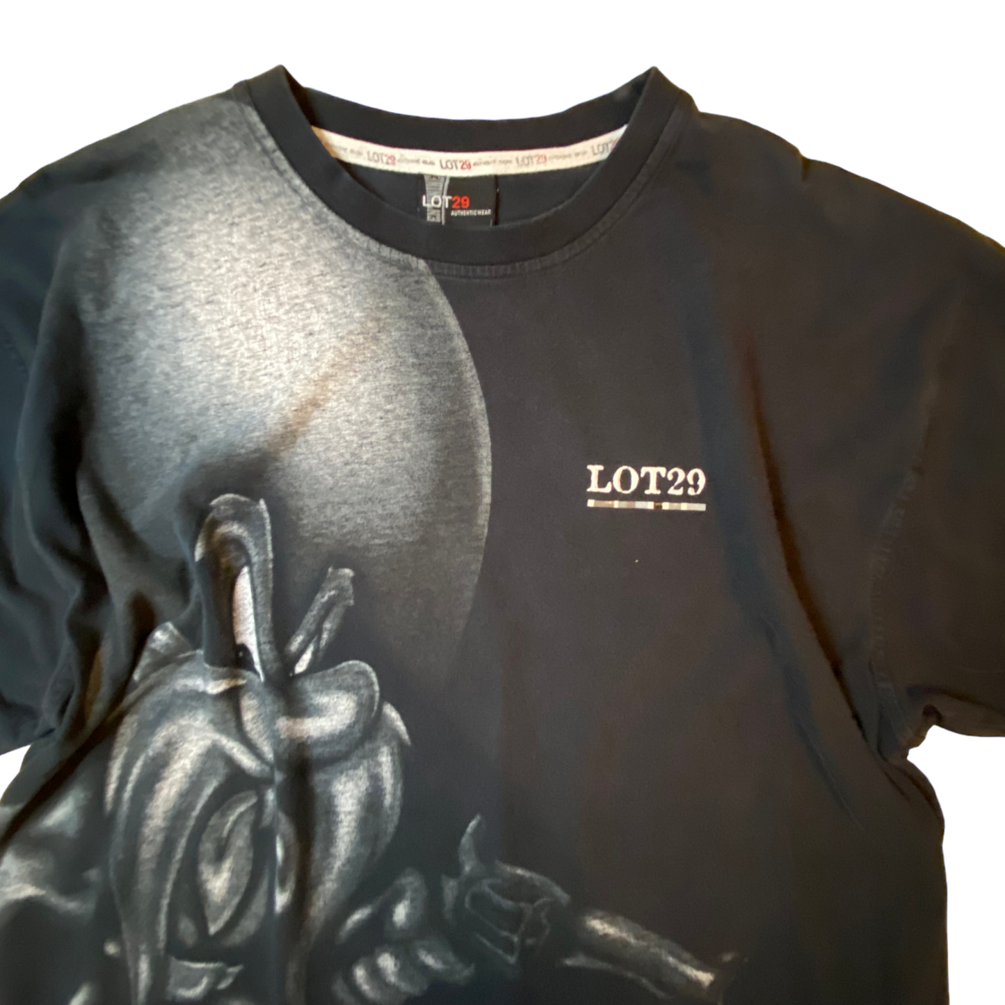 Lot 29 - Yosemite Sam Vintage Y2K Black Graphic T-Shirt