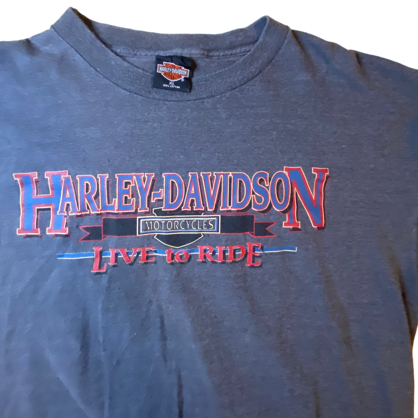 Harley Davidson - Orem, Utah Graphic Grey Vintage Y2K T-Shirt