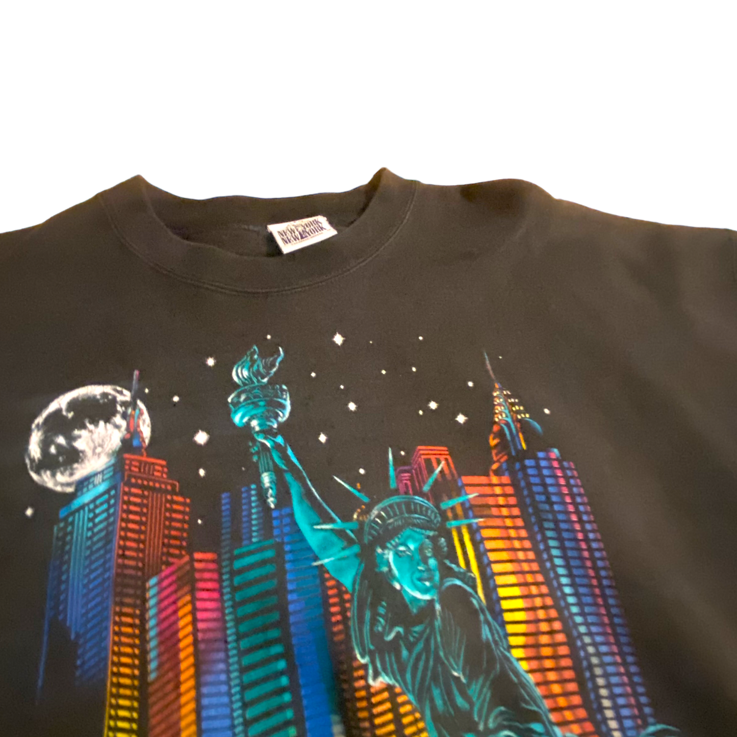 New York New York - Las Vegas Graphic Vintage 90s Crewneck Sweatshirt
