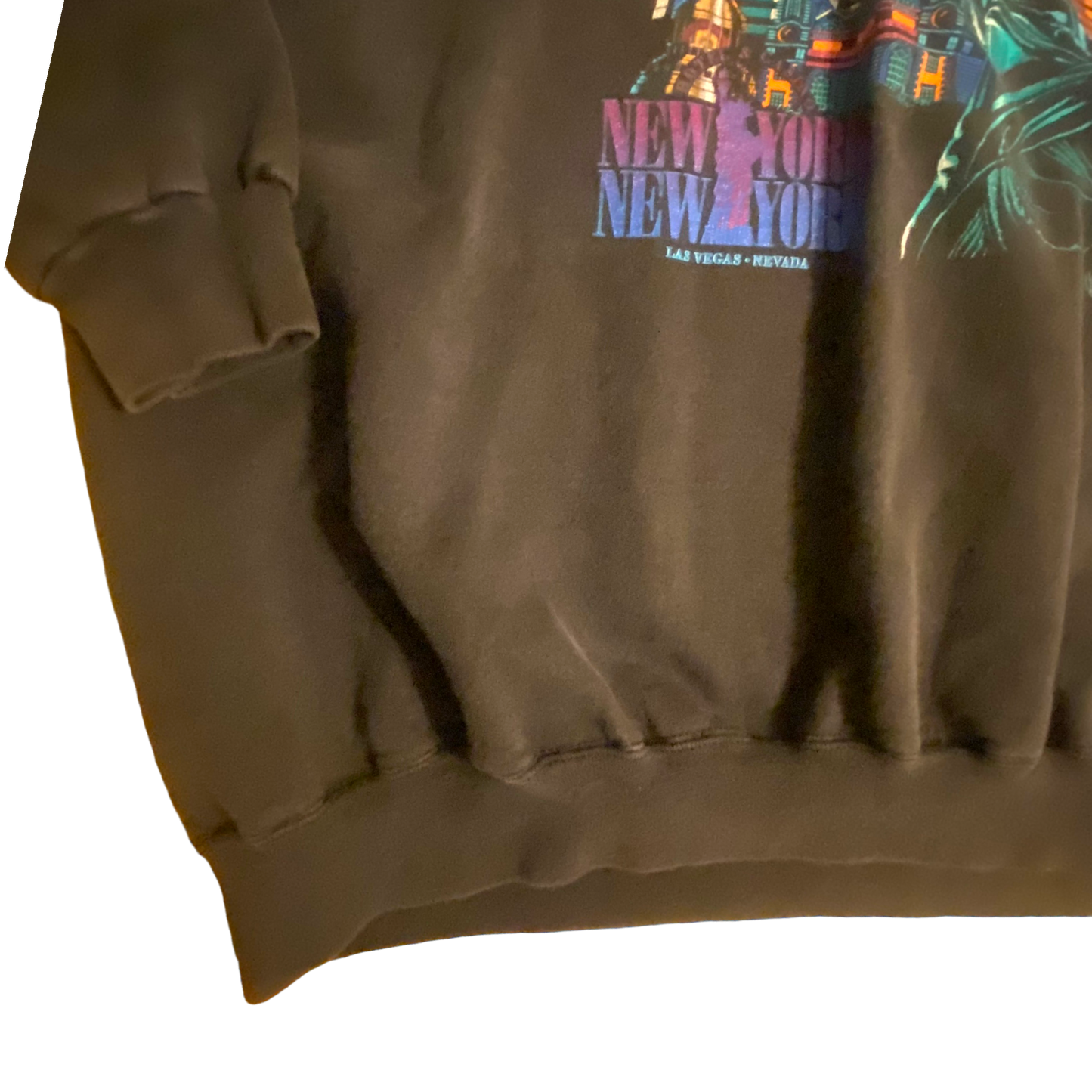 New York New York - Las Vegas Graphic Vintage 90s Crewneck Sweatshirt