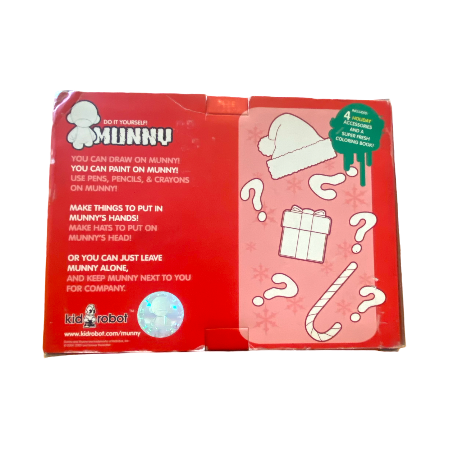 KidRobot - Holiday Do It Yourself Vintage 2005 Munny Figure