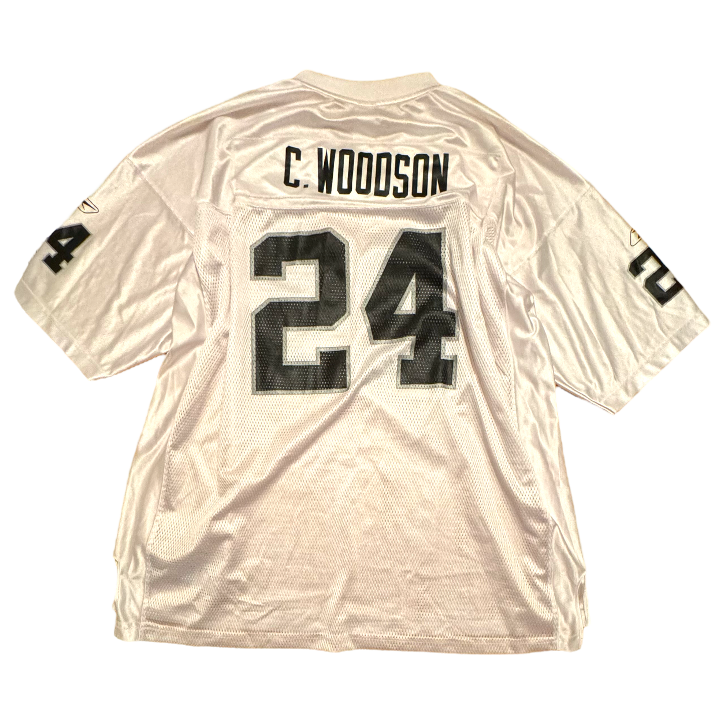 Reebok - Charles Woodson Raiders Vintage Y2K Football Jersey