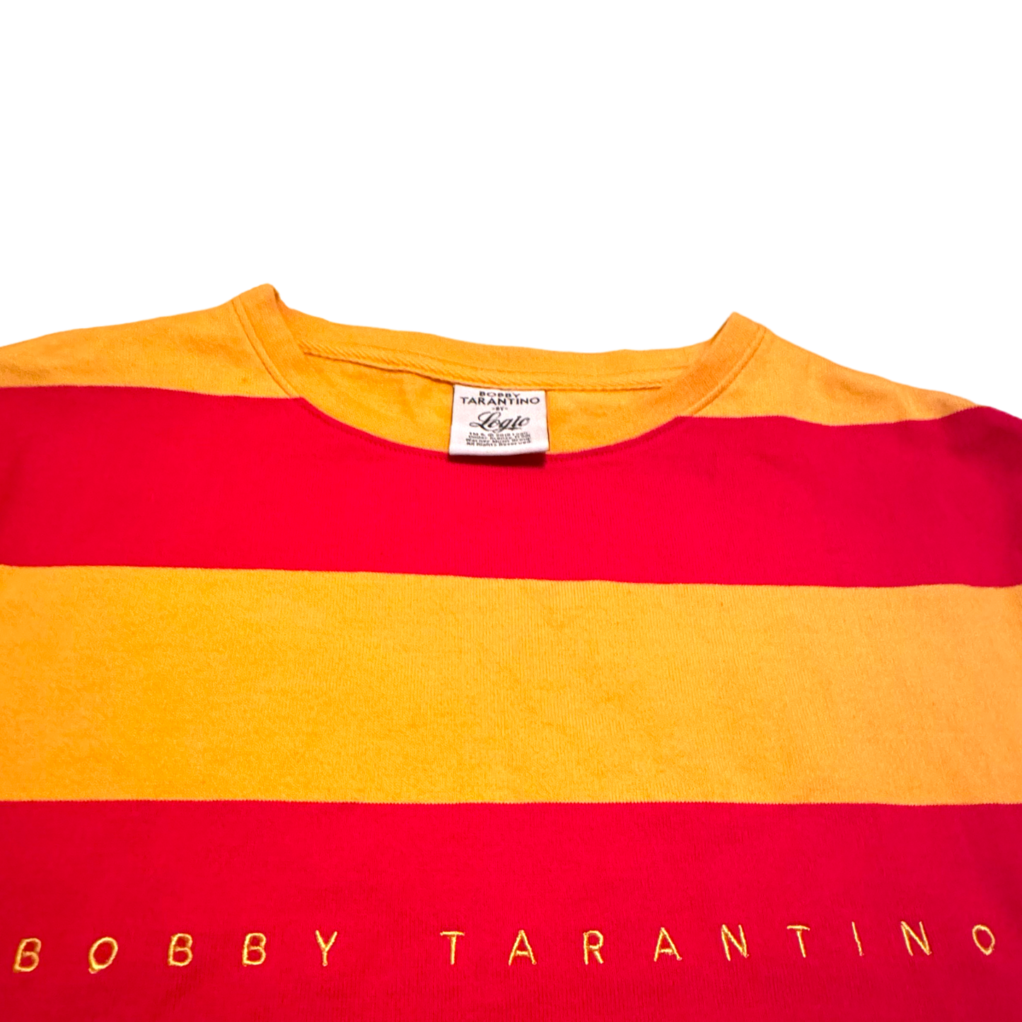 Bobby Tarantino By Logic - Mustard/Red Striped T-Shirt