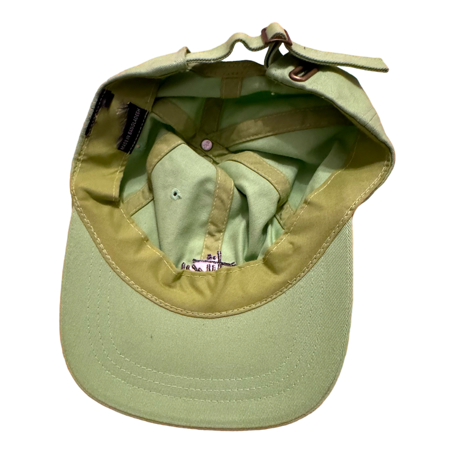 Stussy - Lime Green Strapback Hat
