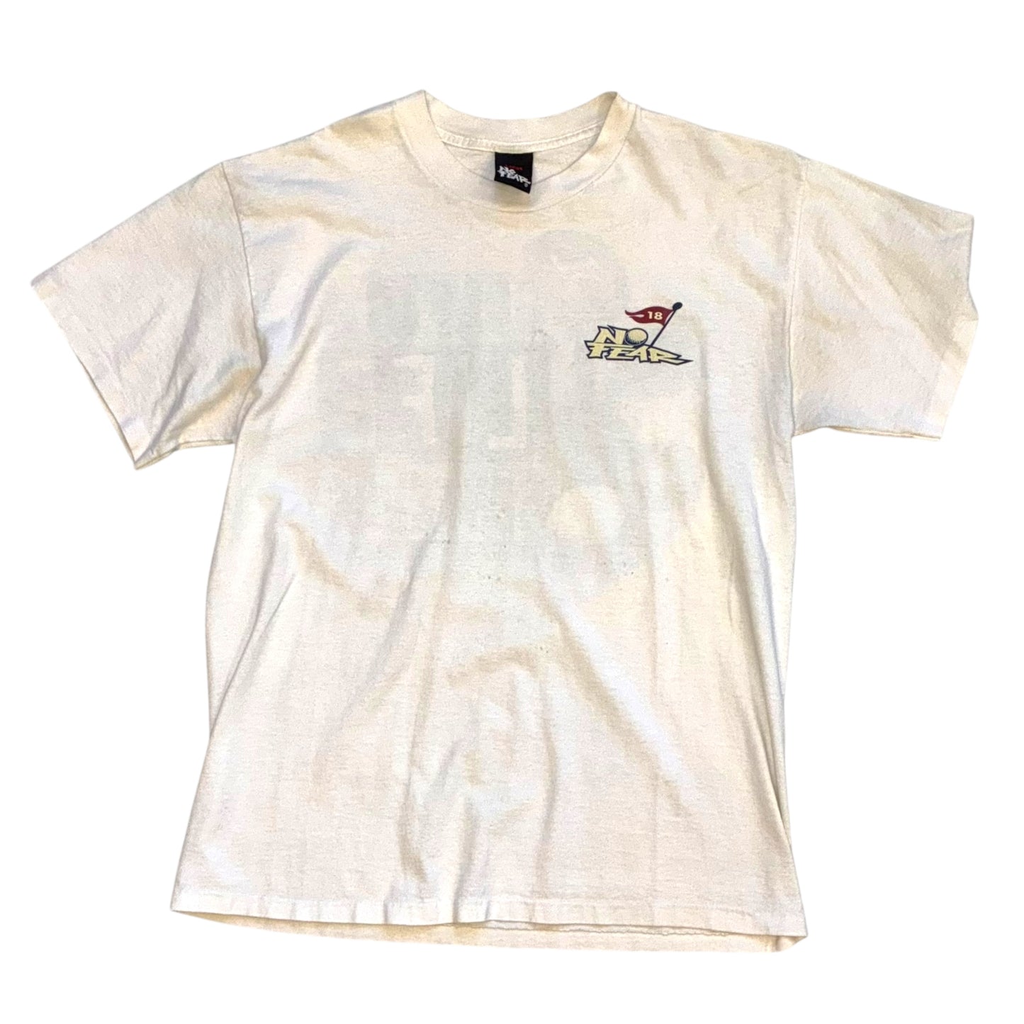 No Fear - White 1996 Golf Graphic T-Shirt