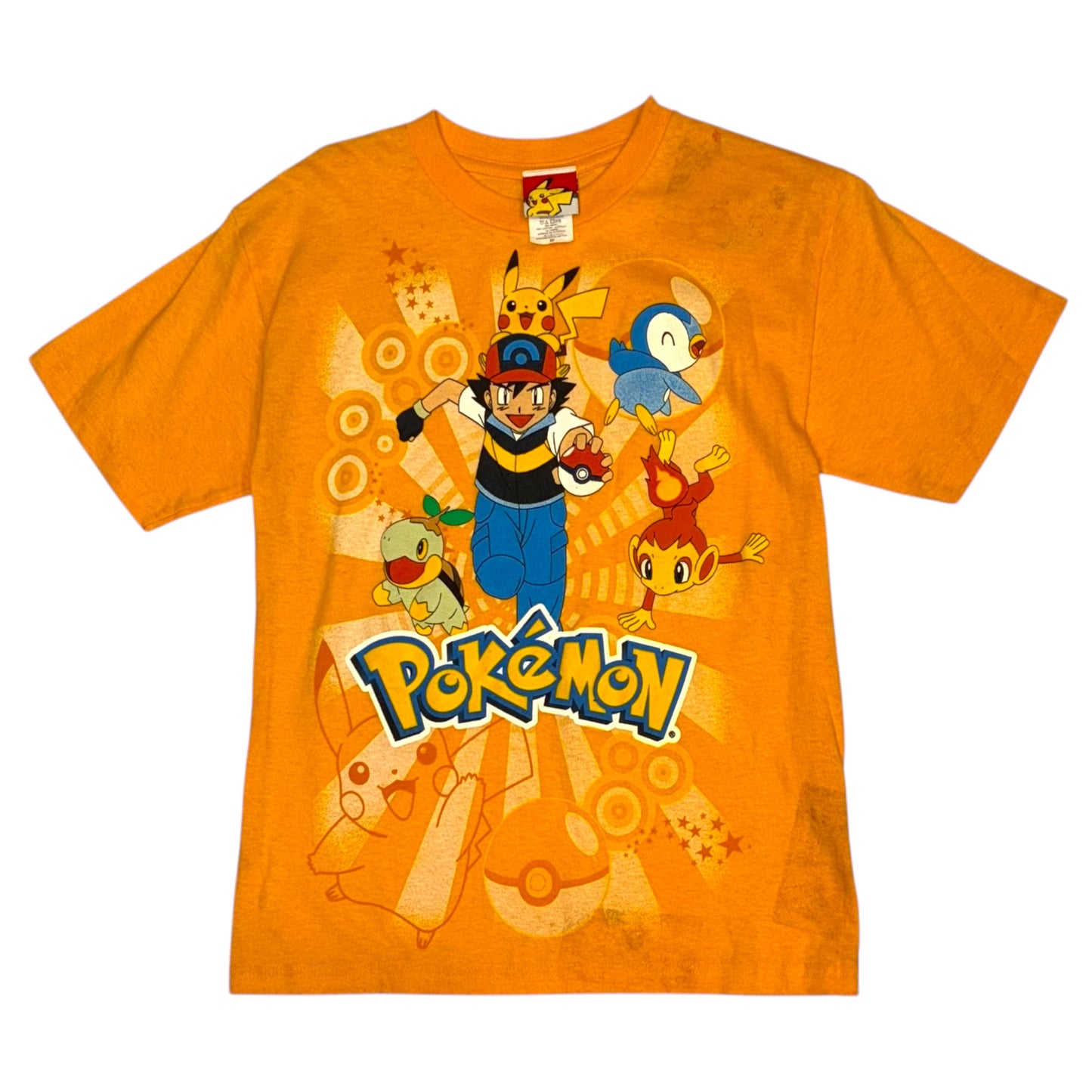 Pokemon - ASH Pikachu Vintage 2007 Graphic T-Shirt