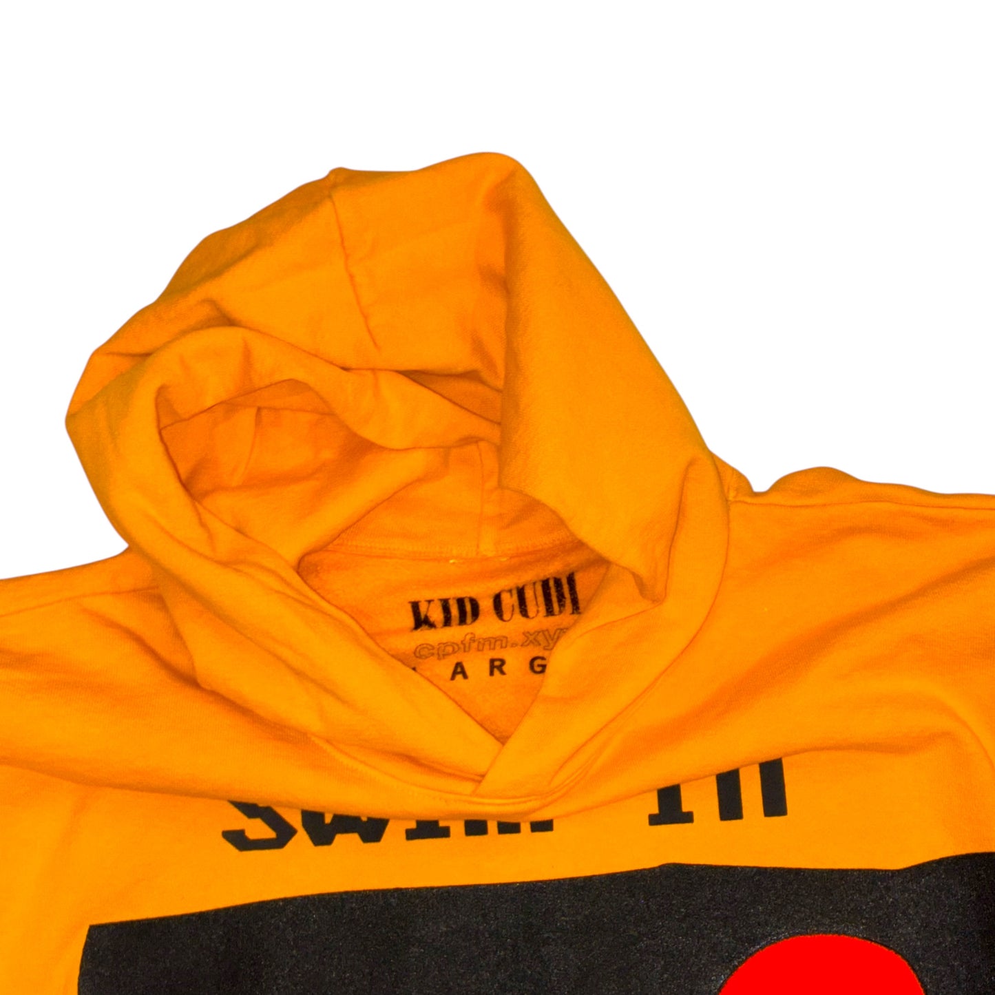 Kid Cudi x CPFM - 2019 Swim Puff Print Yellow Deadstock Rolling Loud Hoodie Sweatshirt