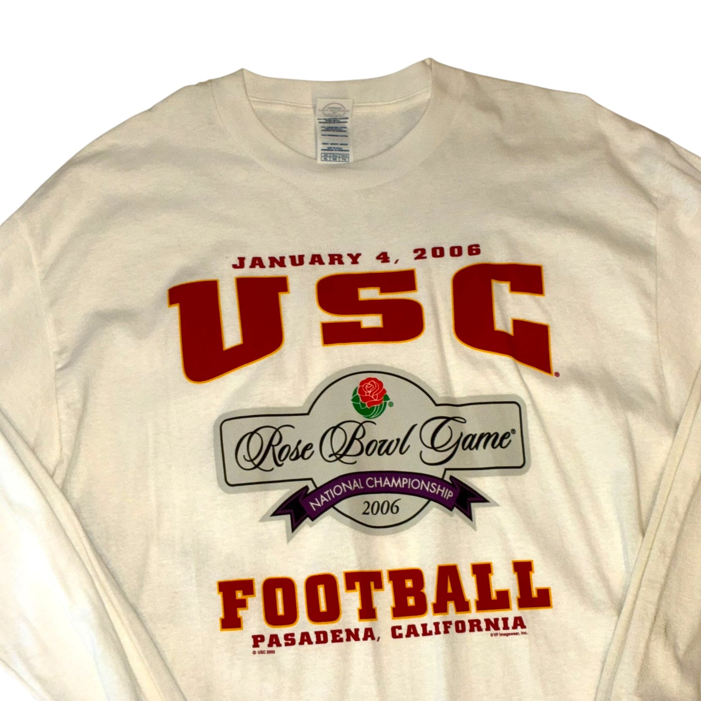 Delta - USC 2006 Vintage Rose Bowl Longsleeve T-Shirt