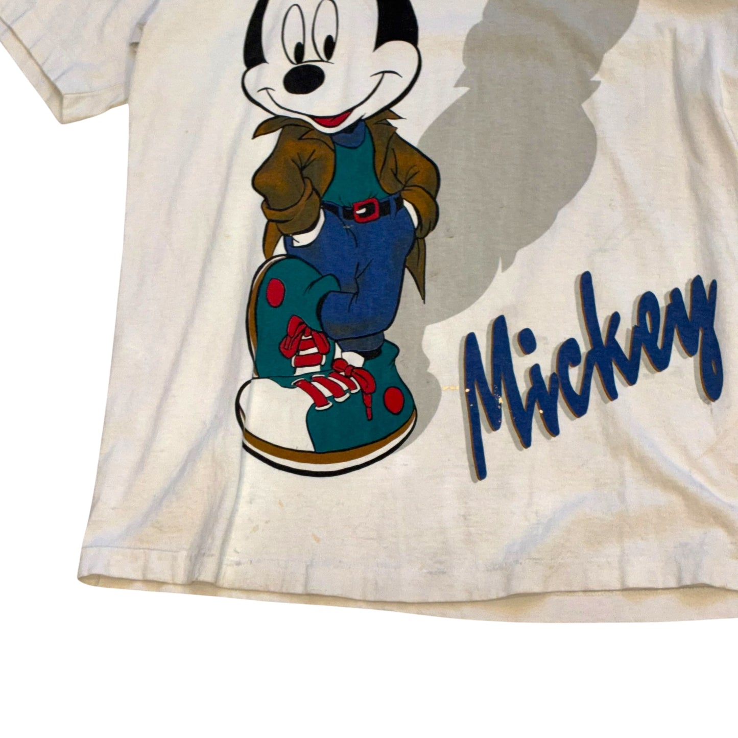 Mickey by Jerry Leigh - AOP Mickey Graphic Vintage 90s T-Shirt