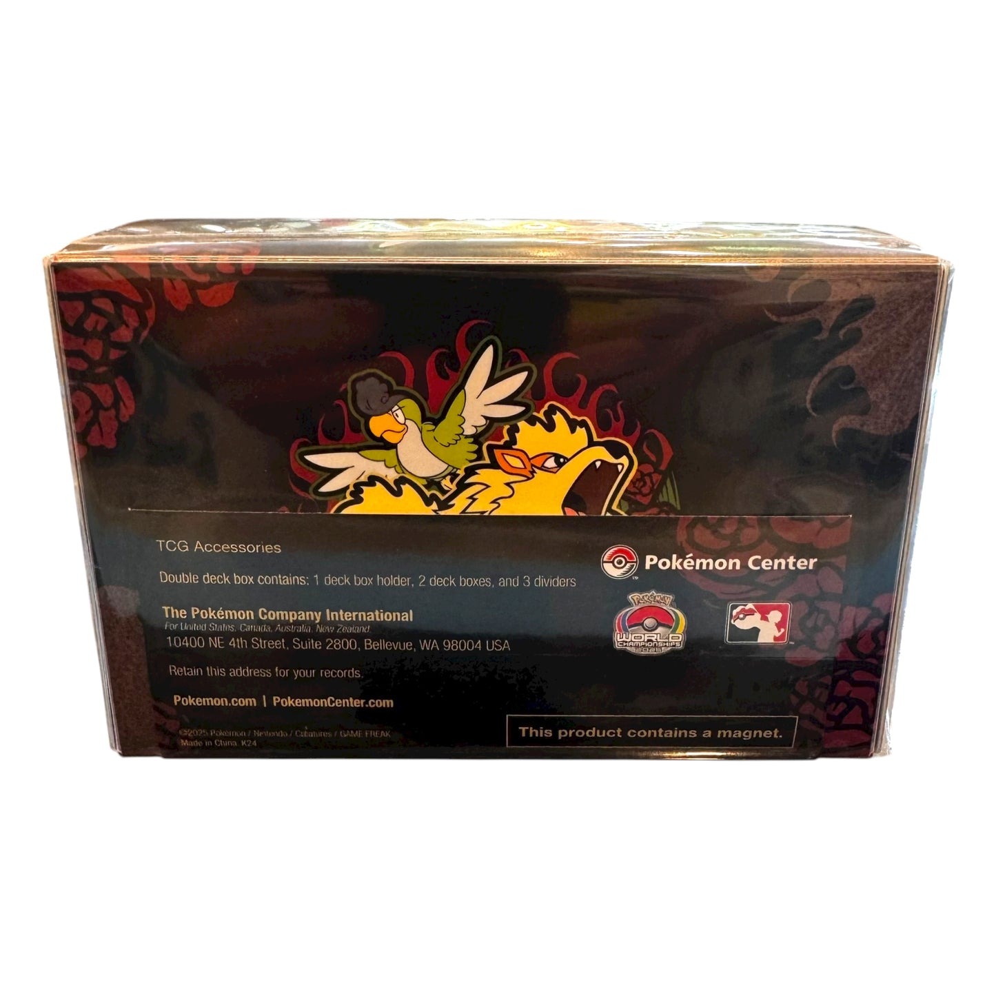 Pokemon Center - 2025 World Championship Exclusive Arcanine Deck Box