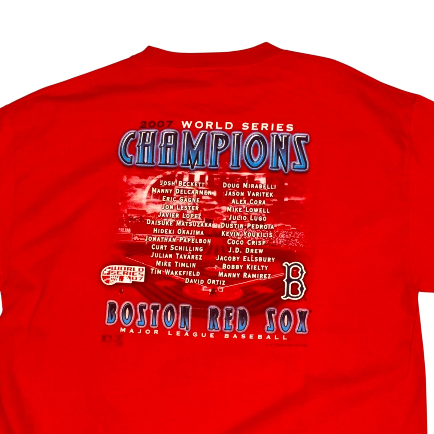 Delta - Boston Red Sox 2007 Vintage ALCS Graphic Deadstock T-Shirt